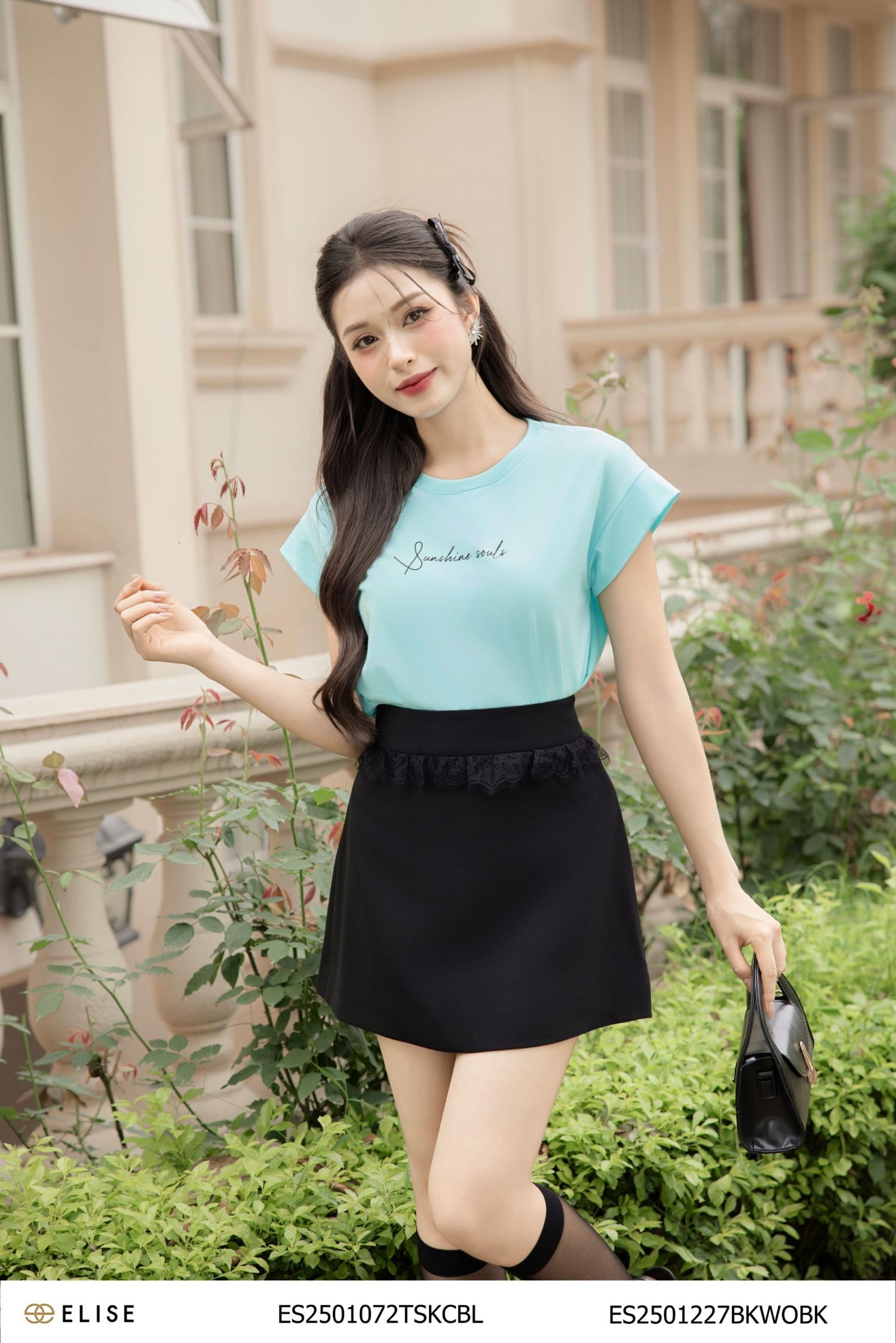 ÁO THUN XANH NHẠT