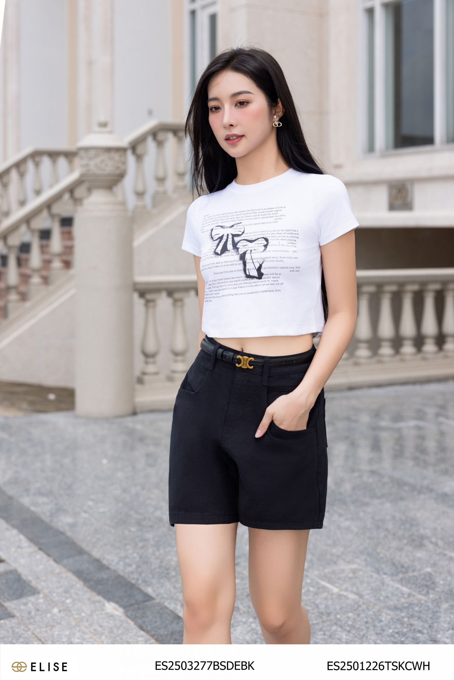 QUẦN SOOC JEANS ĐEN