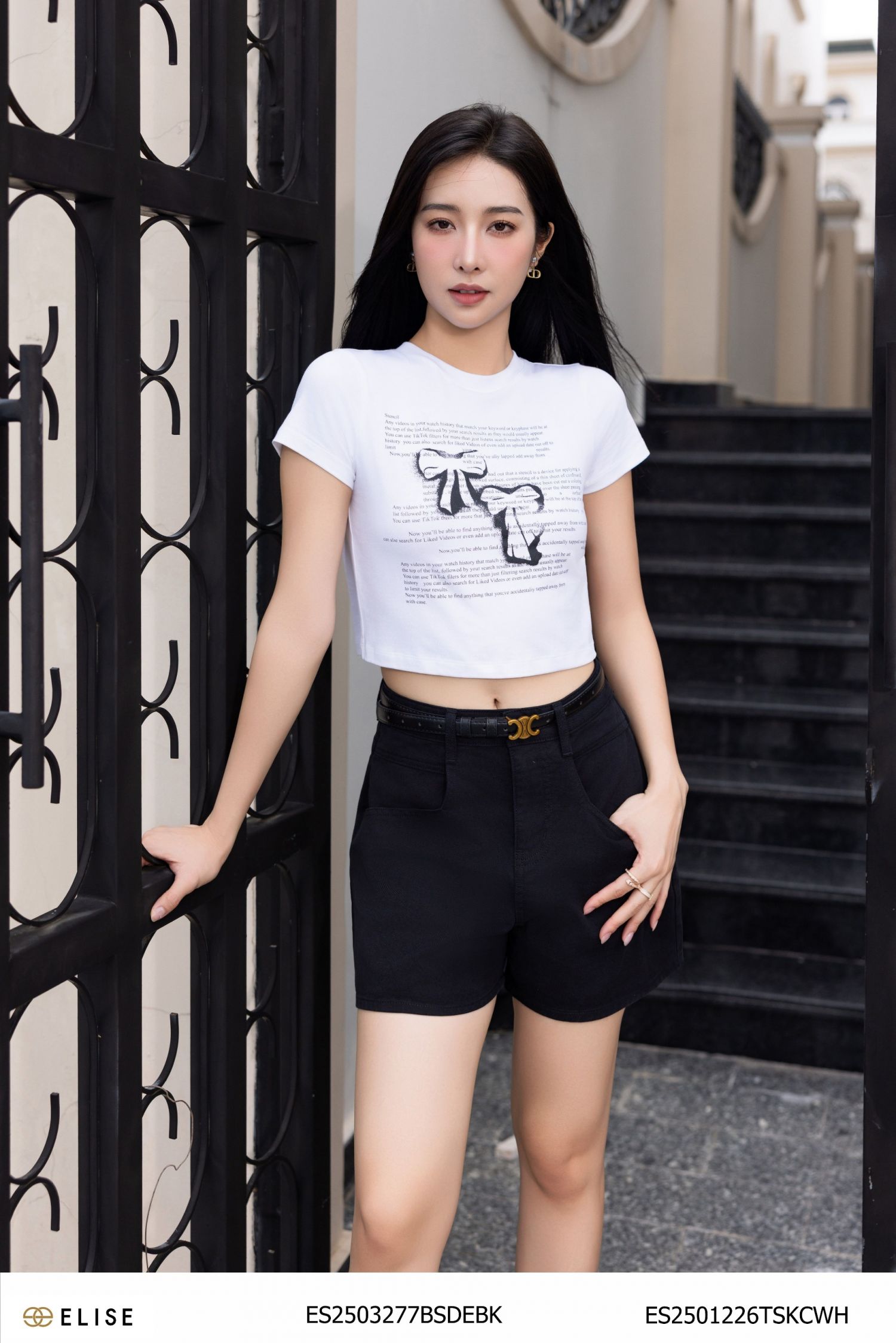 QUẦN SOOC JEANS ĐEN