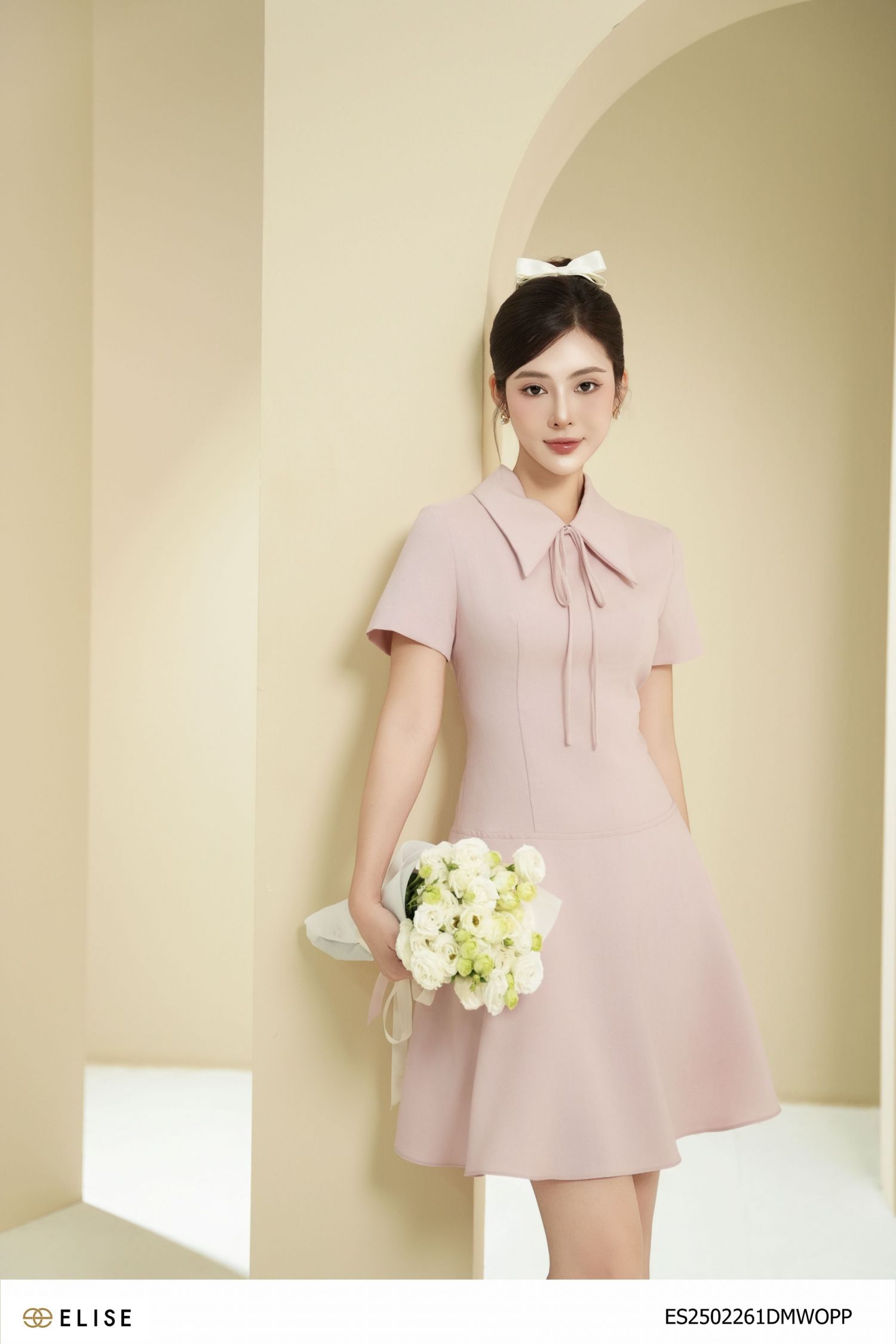 ĐẦM VÂN HỒNG PHẤN CỔ NHỌN