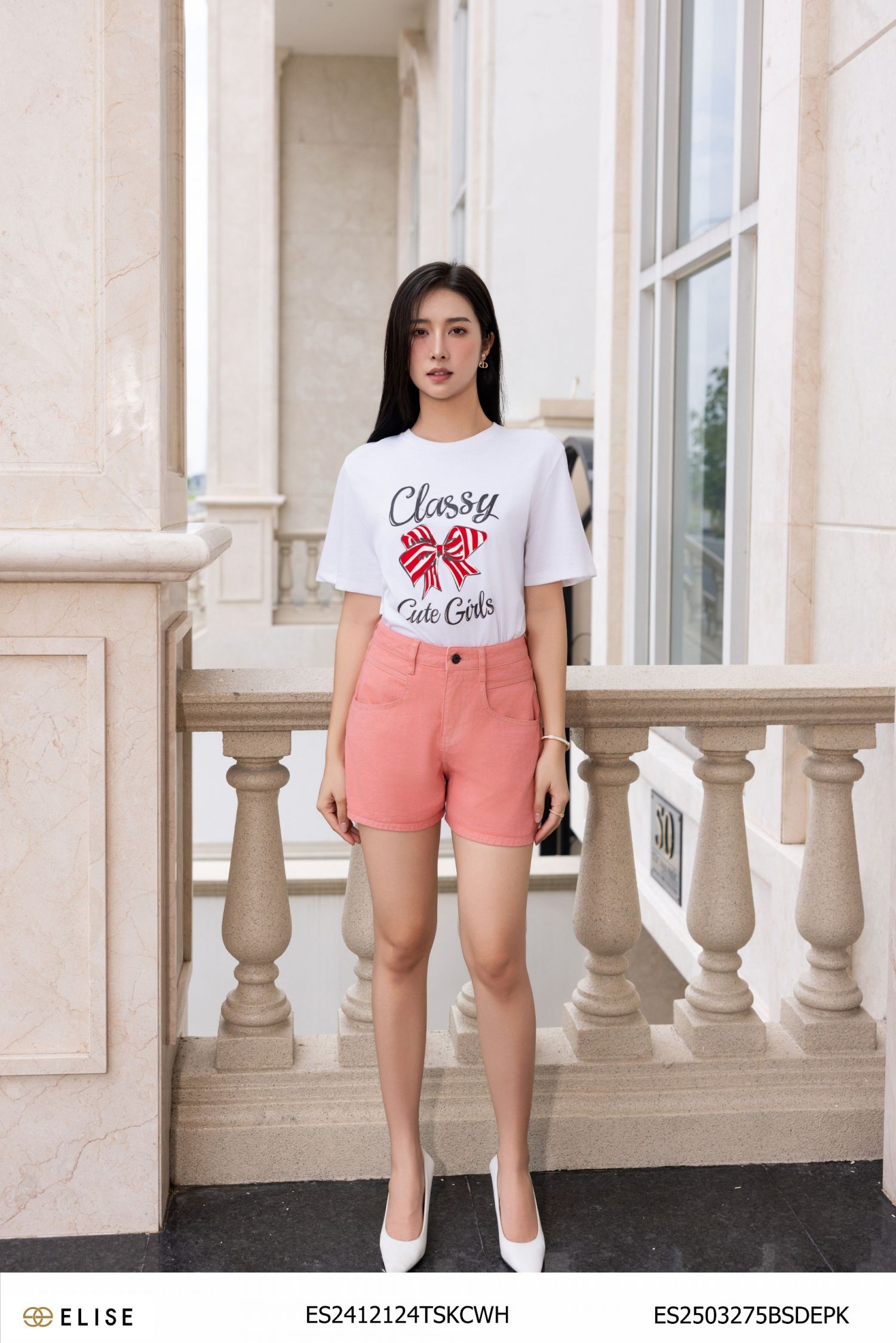 QUẦN SOOC JEANS HỒNG