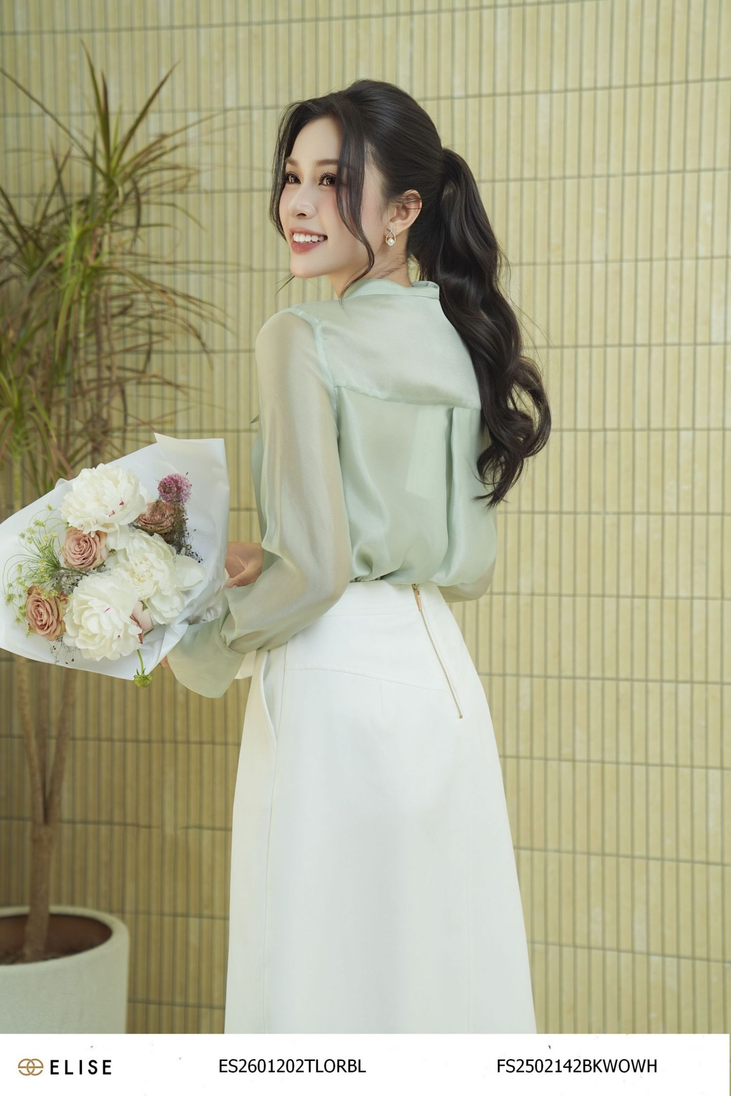 ÁO TƠ XANH CỐM CỔ ĐỨC