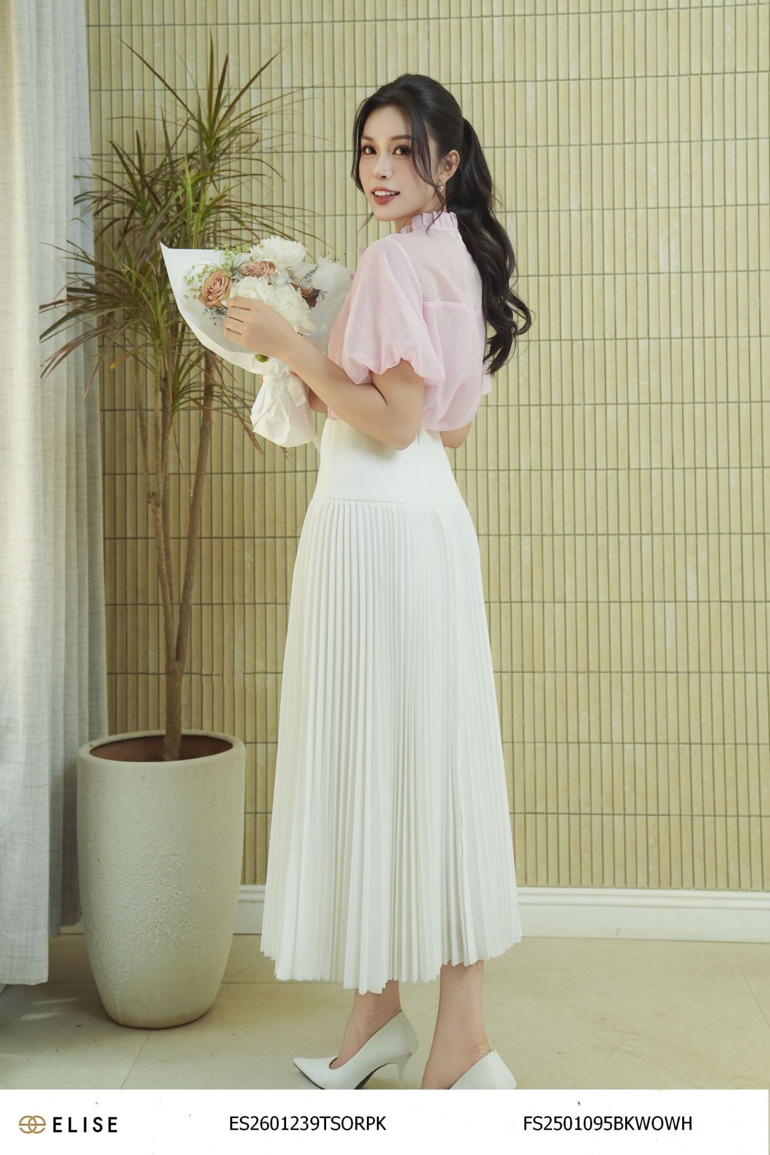 ÁO TƠ HỒNG TAY PHỒNG