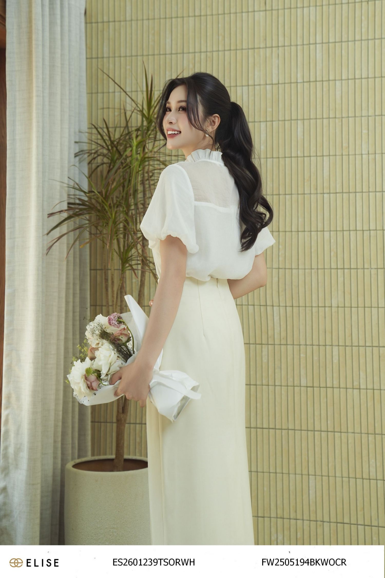 ÁO TƠ TRẮNG TAY PHỒNG
