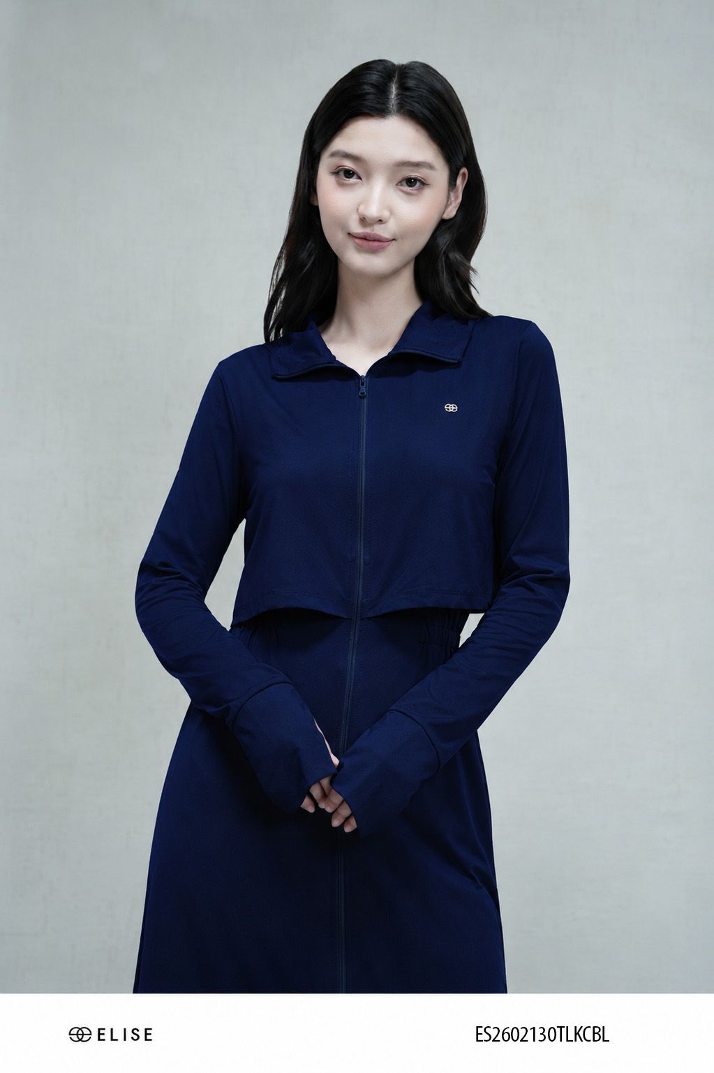 ÁO CHỐNG NẮNG XANH DƯƠNG DÁNG DÀI
