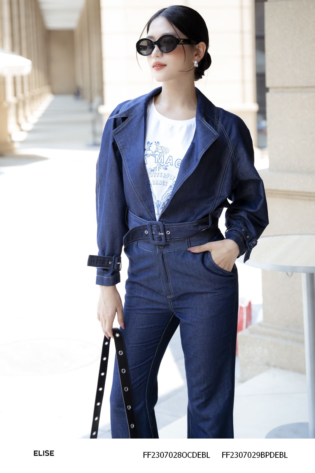 ÁO KHOÁC JEANS KT XANH ĐAI GẤU