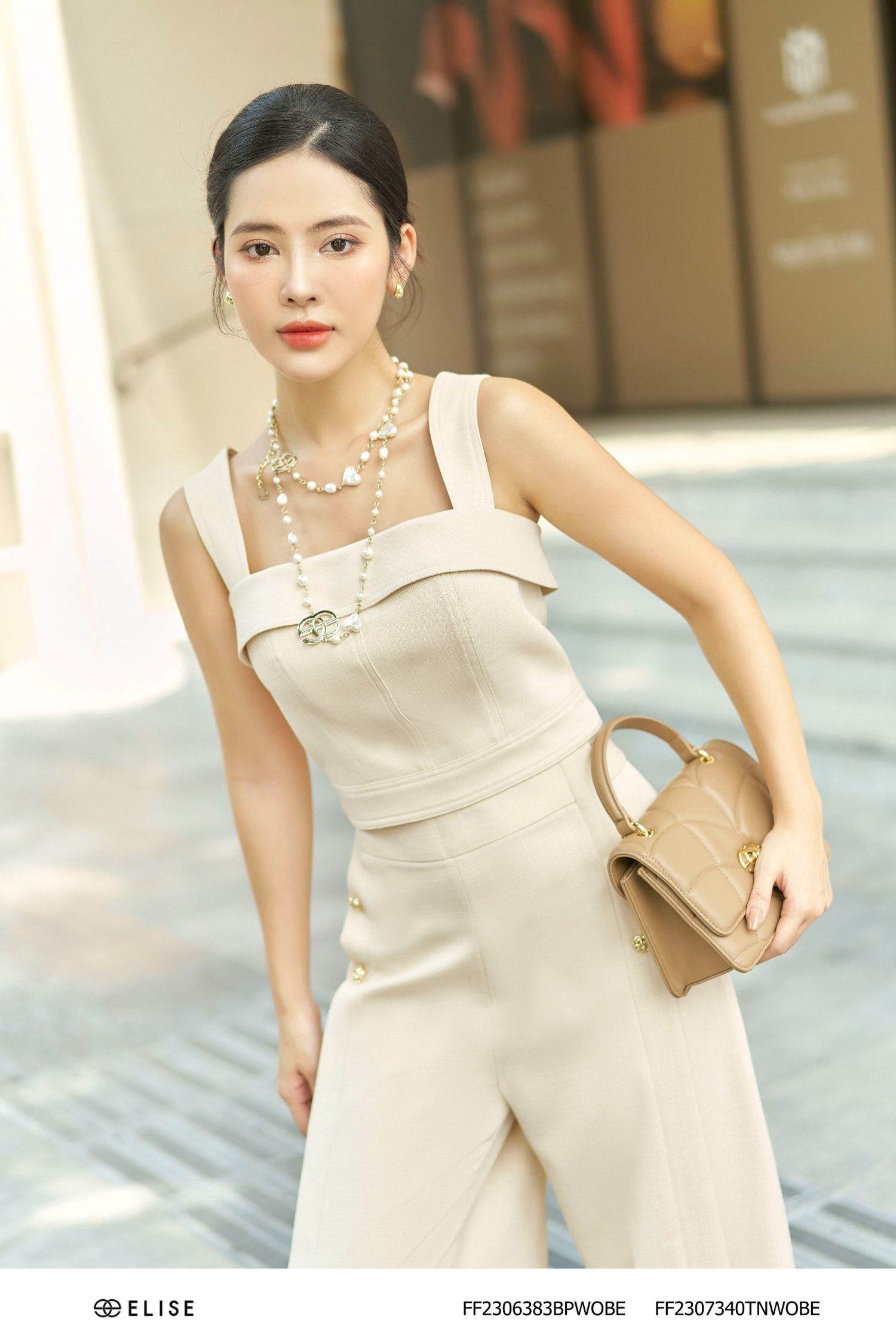 ÁO 2 DÂY QUÂY SỢI BE CÚP NGỰC