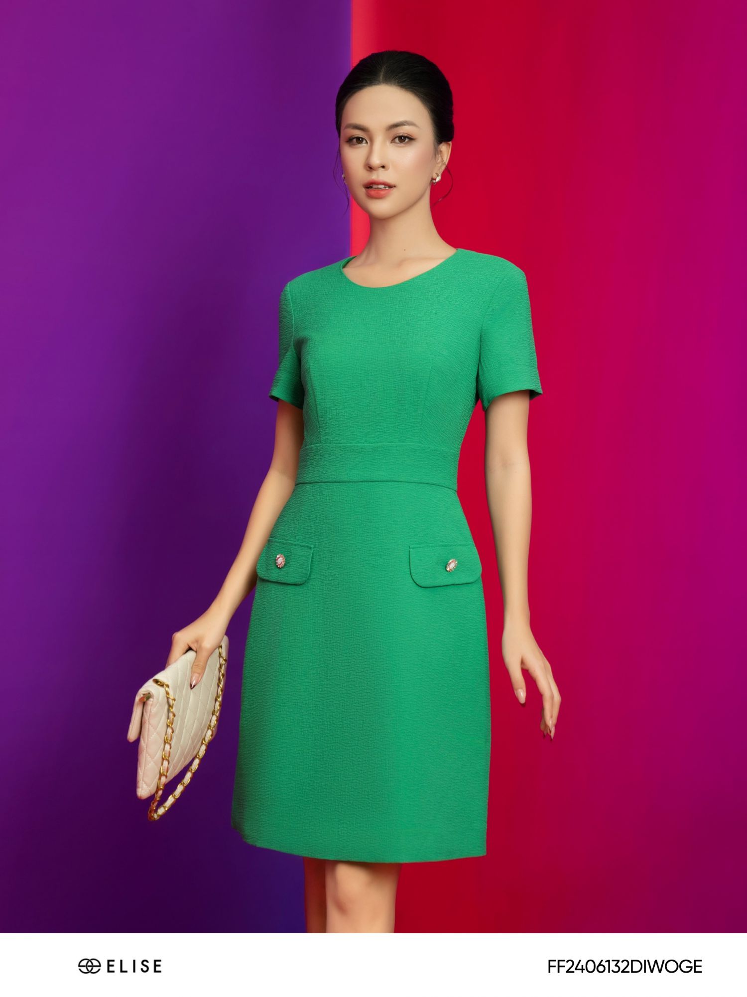 ĐẦM ÔM VÂN XANH LÁ NẮP TÚI