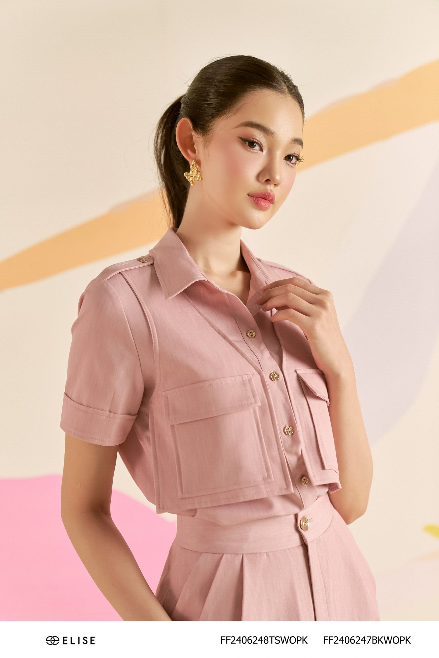 SM XƯỚC HỒNG PHẤN ỐP TÚI CÁ VAI