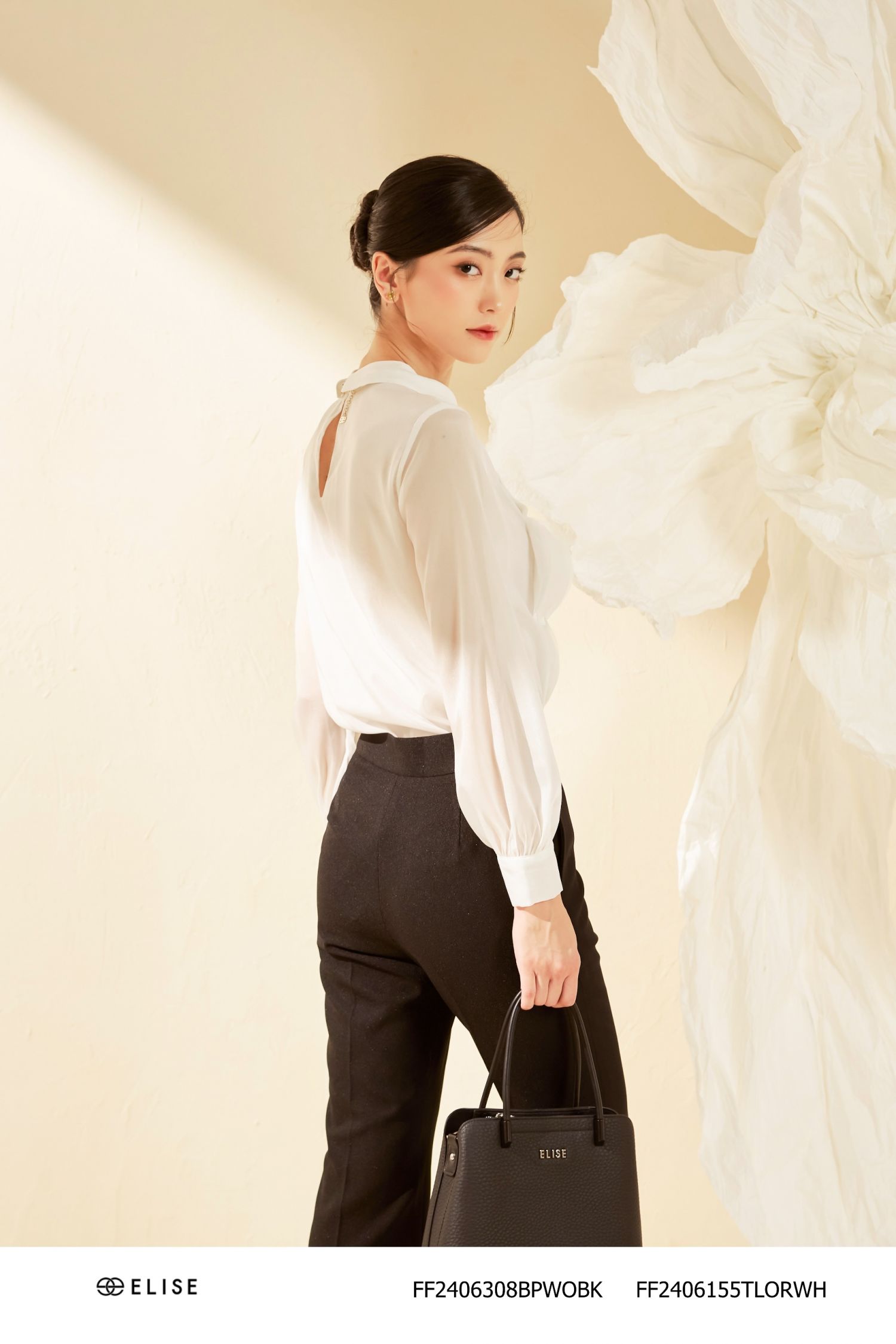 QUẦN LOE ĐEN XẺ GẤU