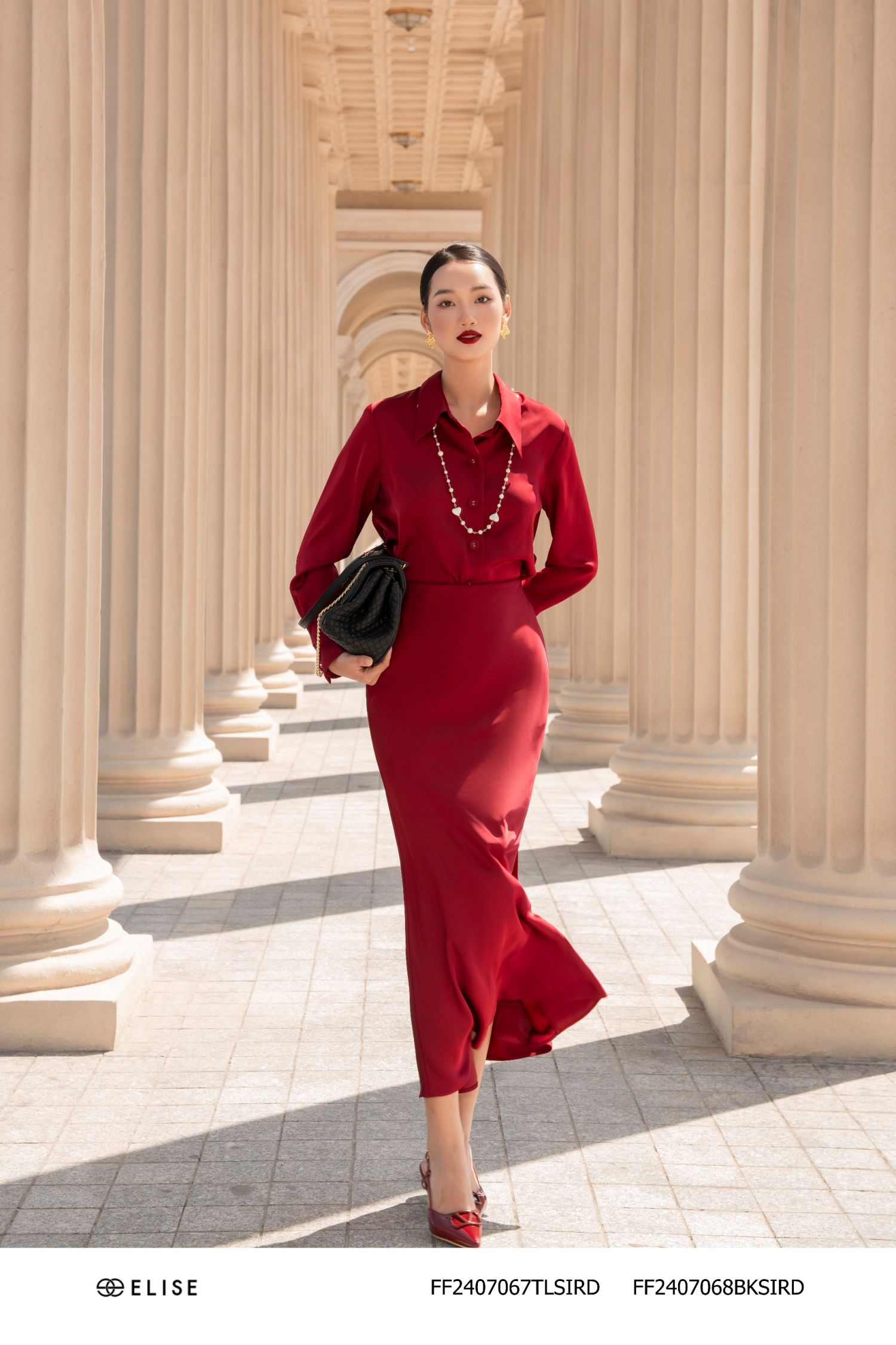 CV LỤA DÀI ĐỎ BOOC ĐÔ