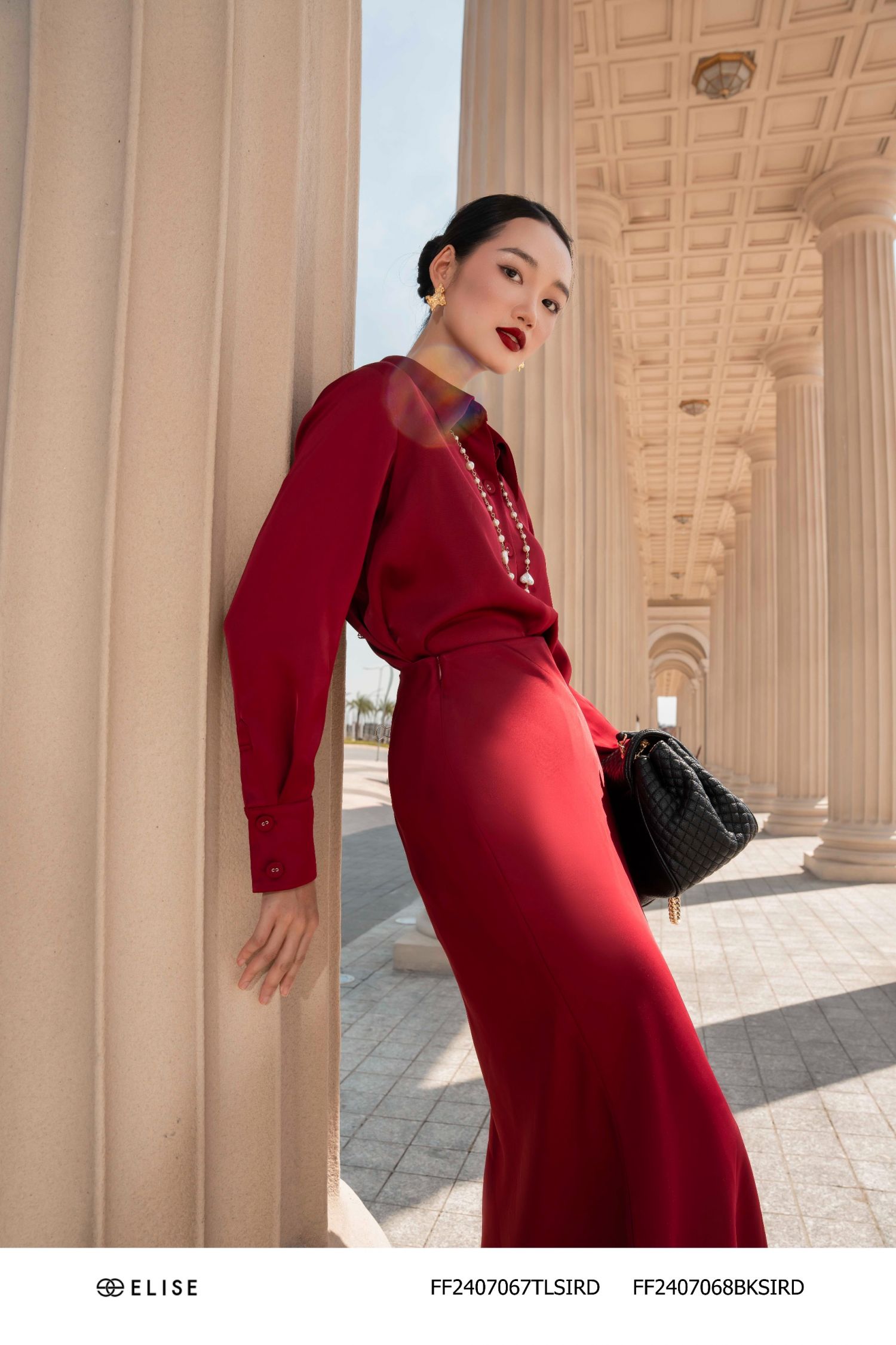 CV LỤA DÀI ĐỎ BOOC ĐÔ