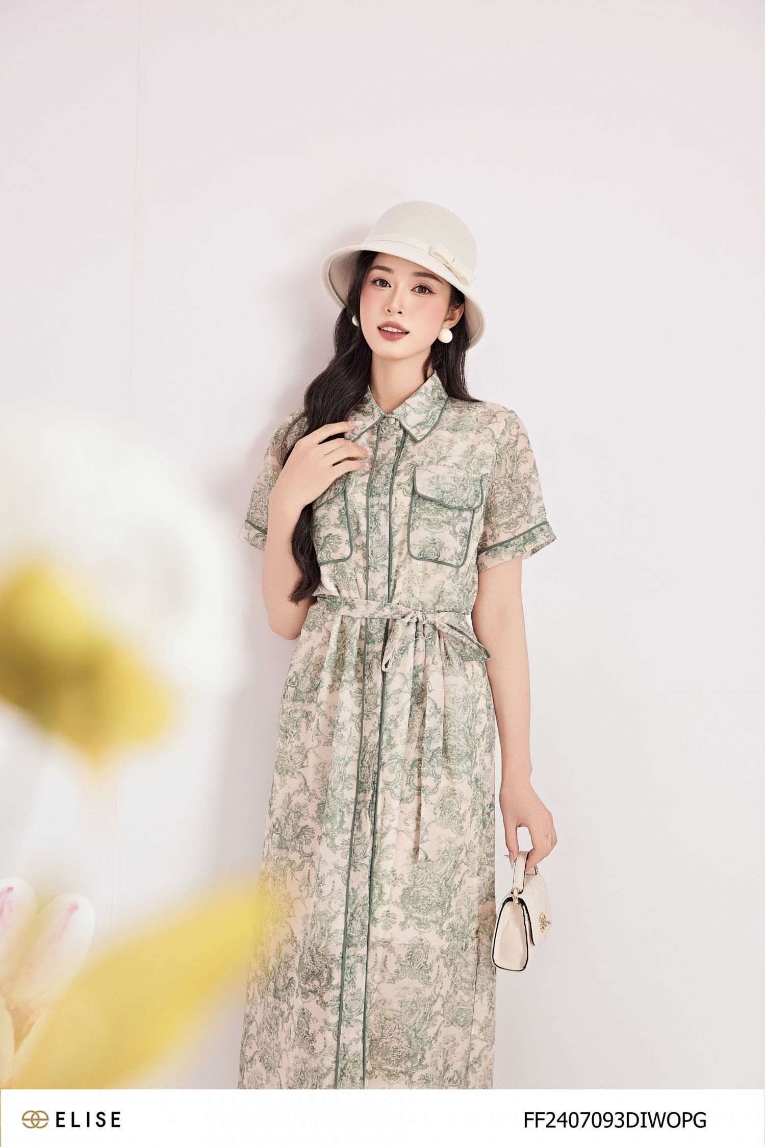 ĐẦM THÔ HT XANH NỀN BE VIỀN LÉ
