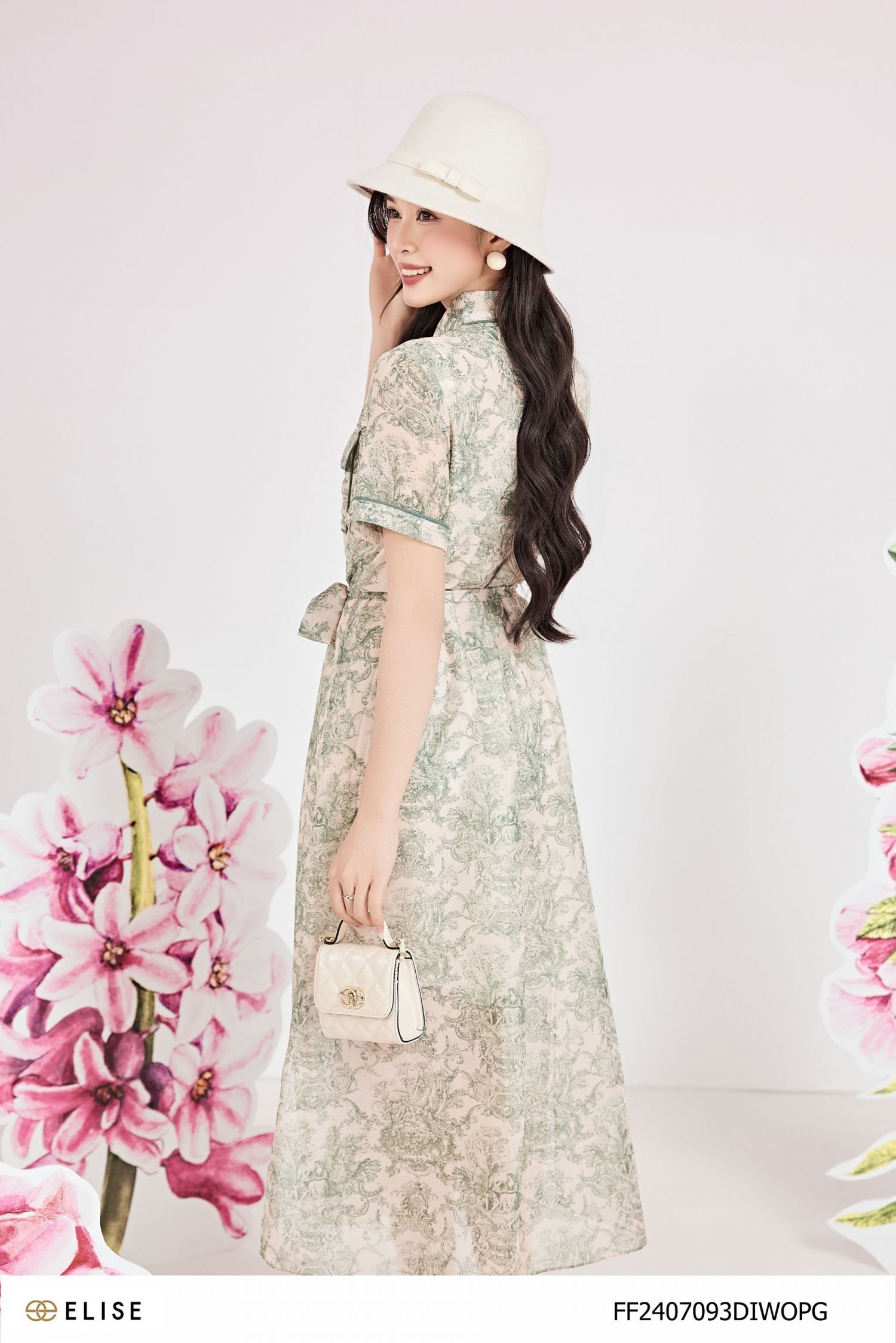 ĐẦM THÔ HT XANH NỀN BE VIỀN LÉ