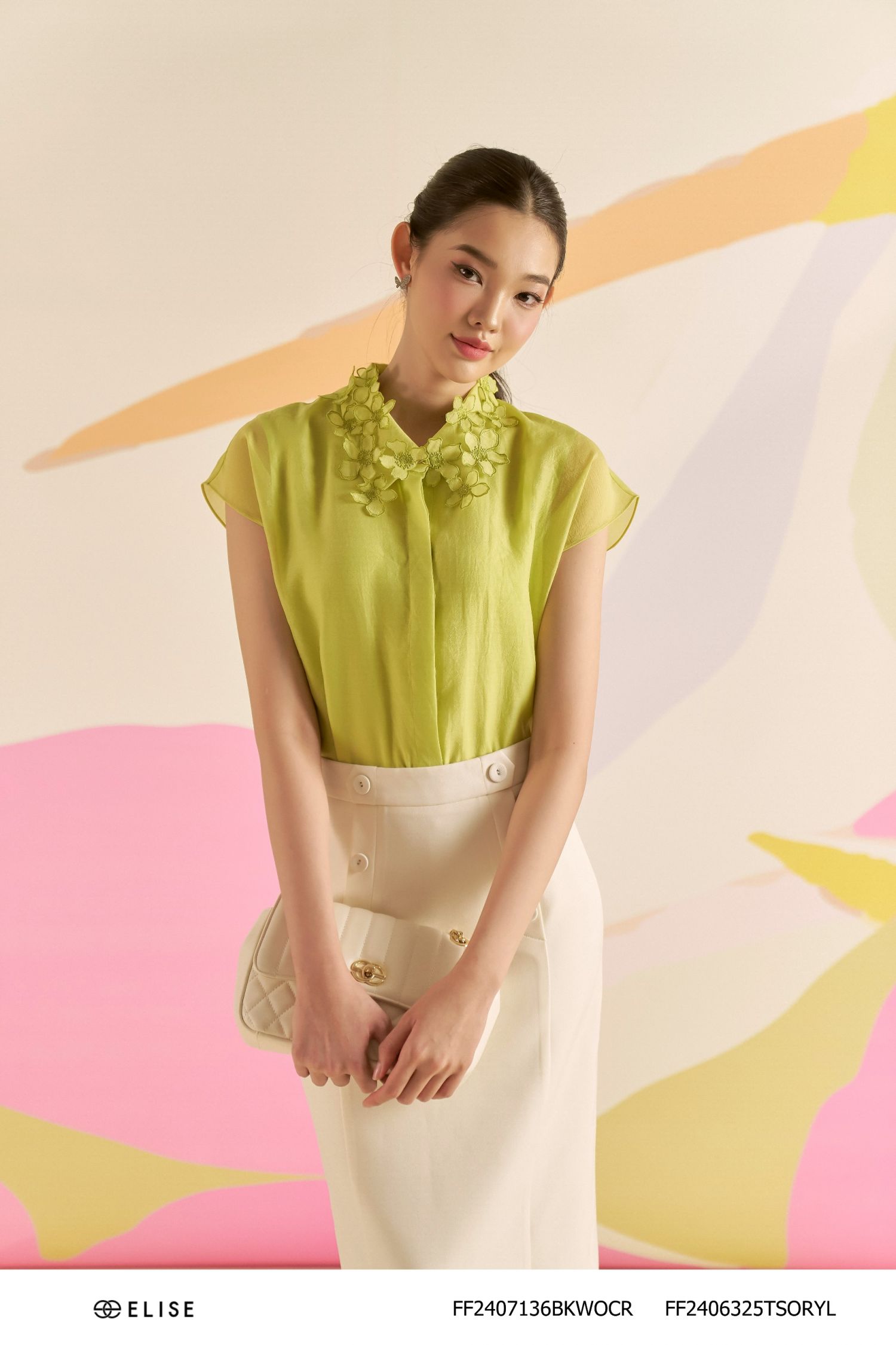 JUPE KEM LY 2 BÊN ĐÍNH CÚC BỌC