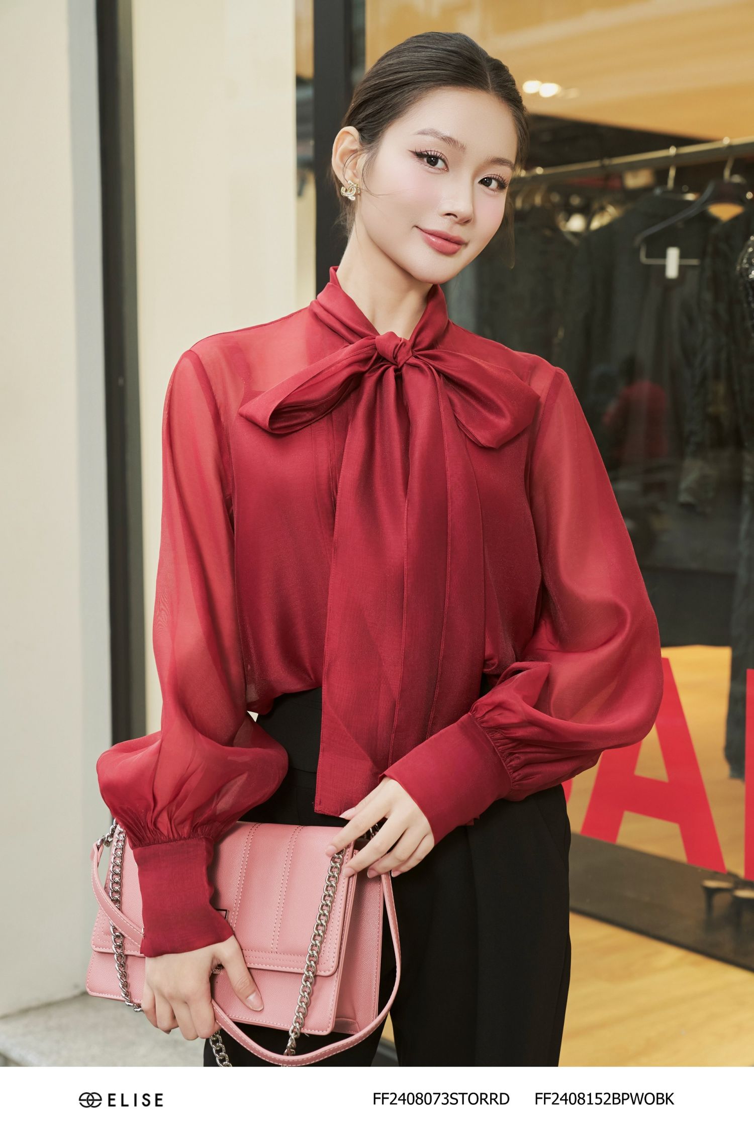 SET SM TƠ ĐỎ ĐẬM TAY PHỒNG NƠ CỔ