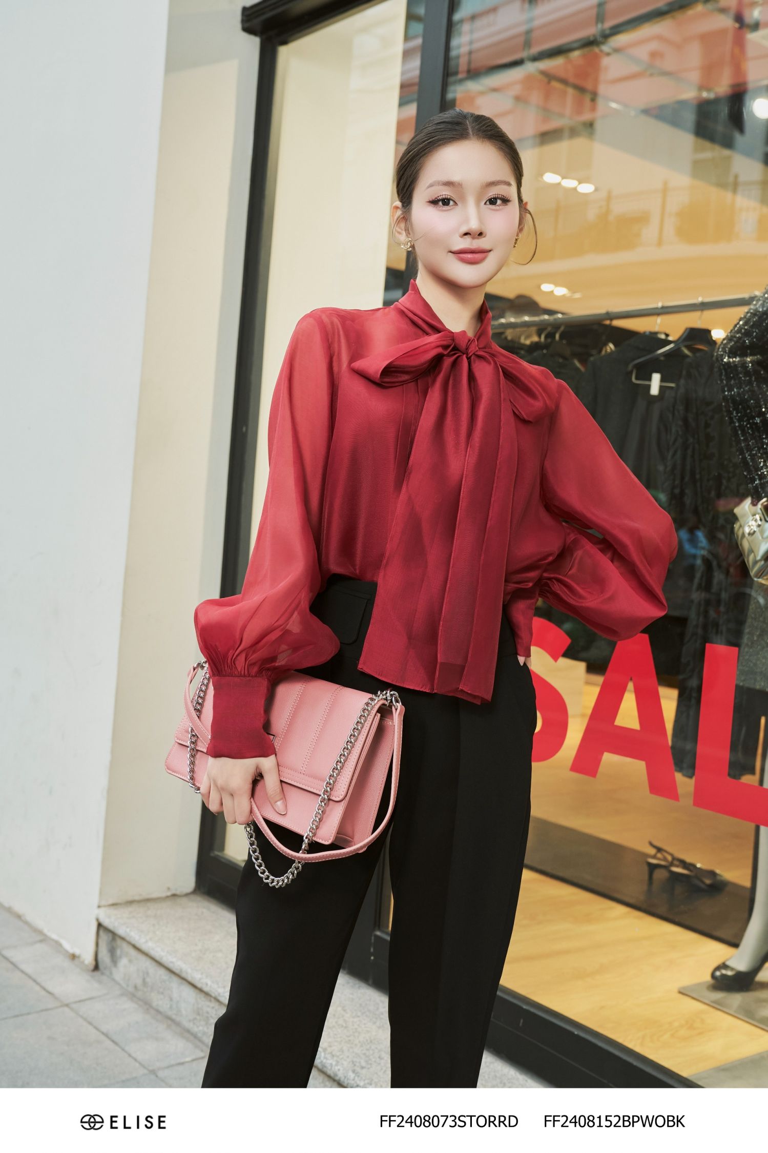 SET SM TƠ ĐỎ ĐẬM TAY PHỒNG NƠ CỔ