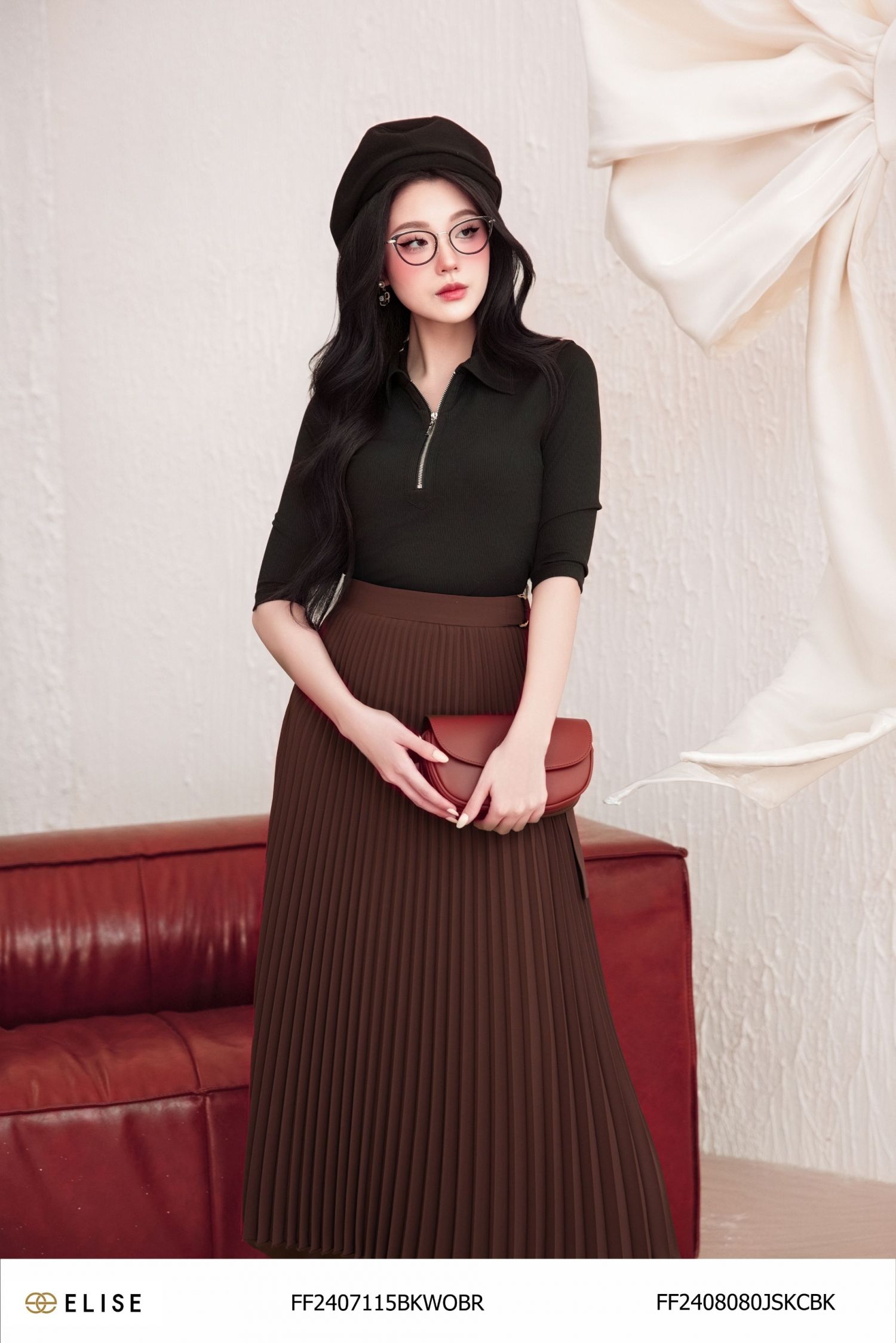 BODY SUIT ĐEN KHÓA TRƯỚC