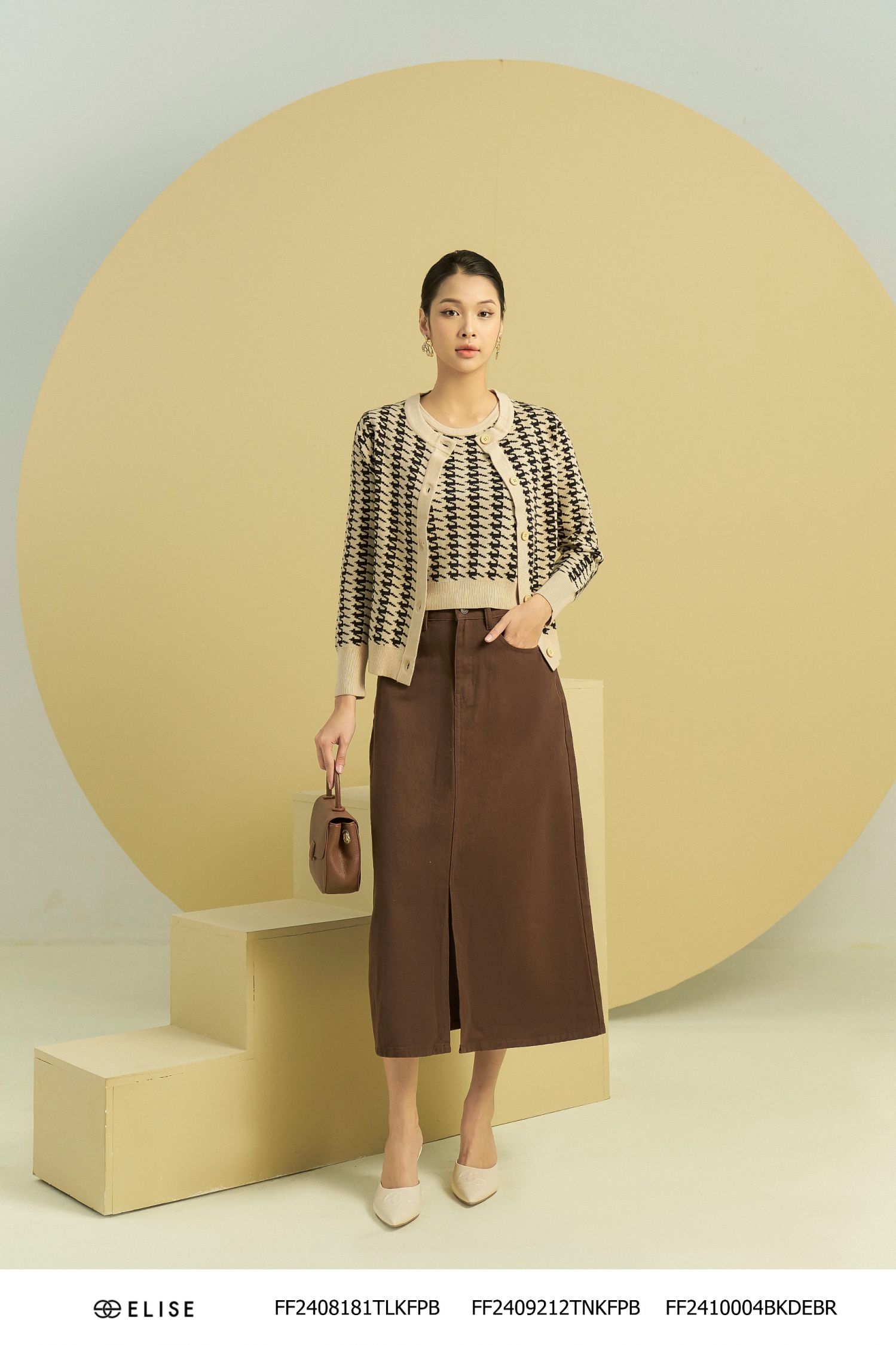CADIGAN LEN BE HỌA TIẾT ĐEN