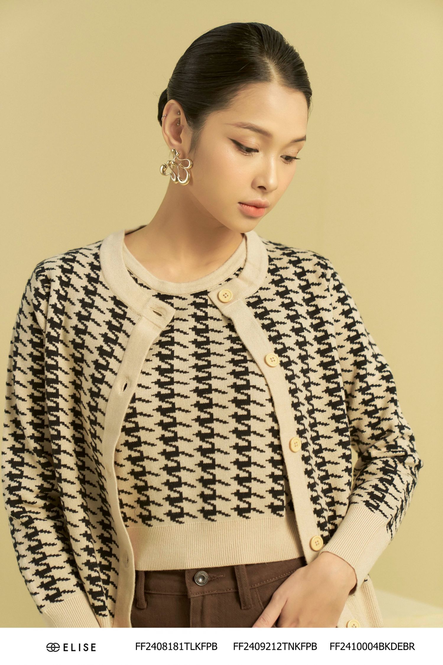 CADIGAN LEN BE HỌA TIẾT ĐEN