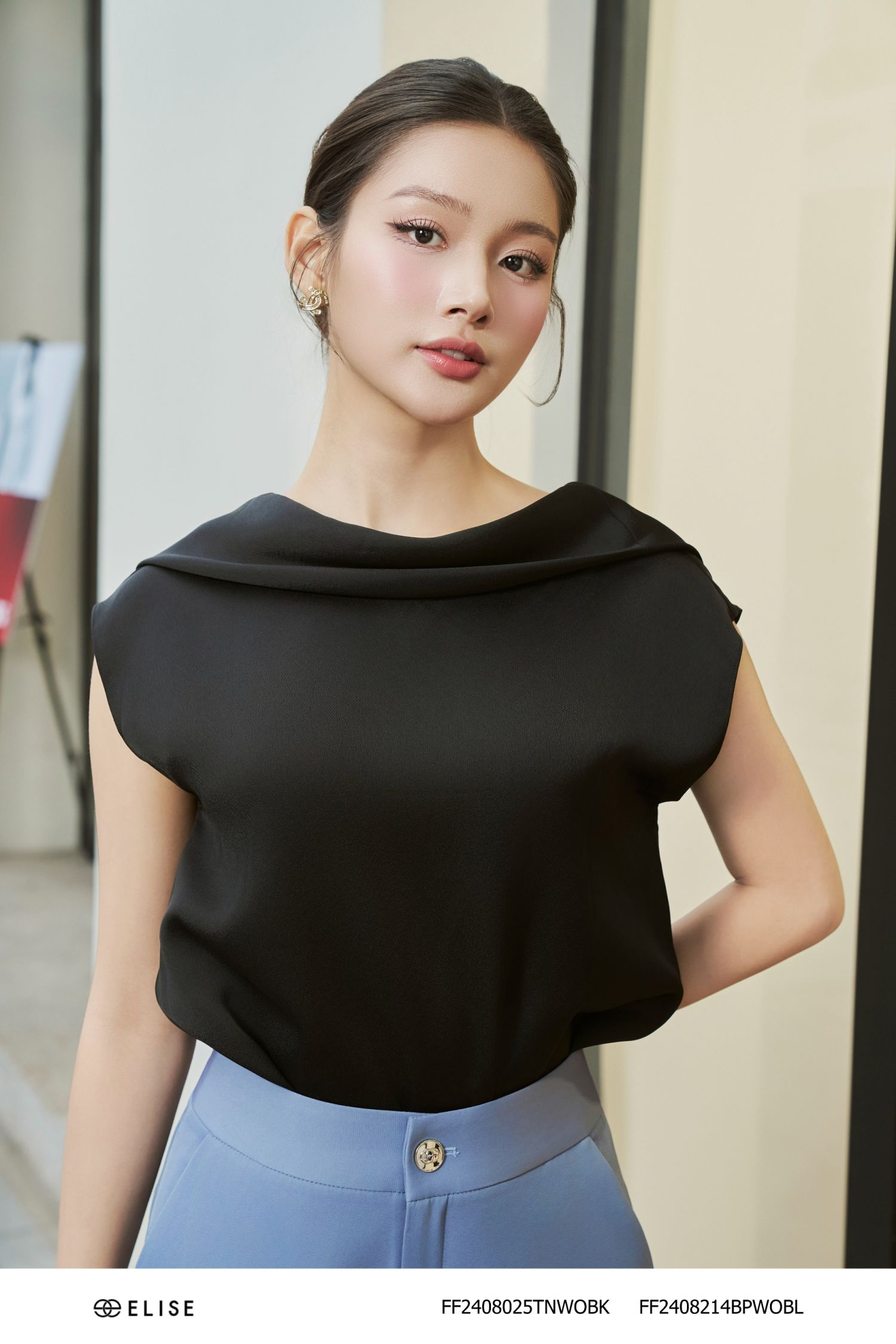 QUẦN SUÔNG XANH GHI TÚI CHÉO