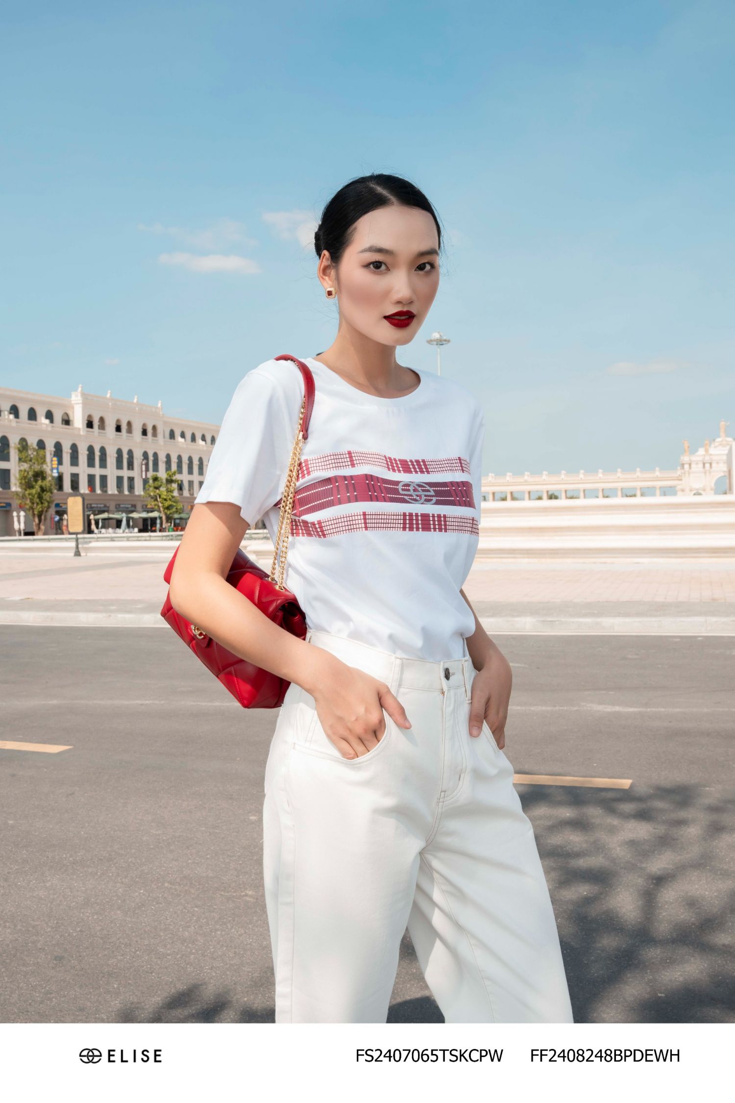 QUẦN JEANS TRẮNG BAGGY