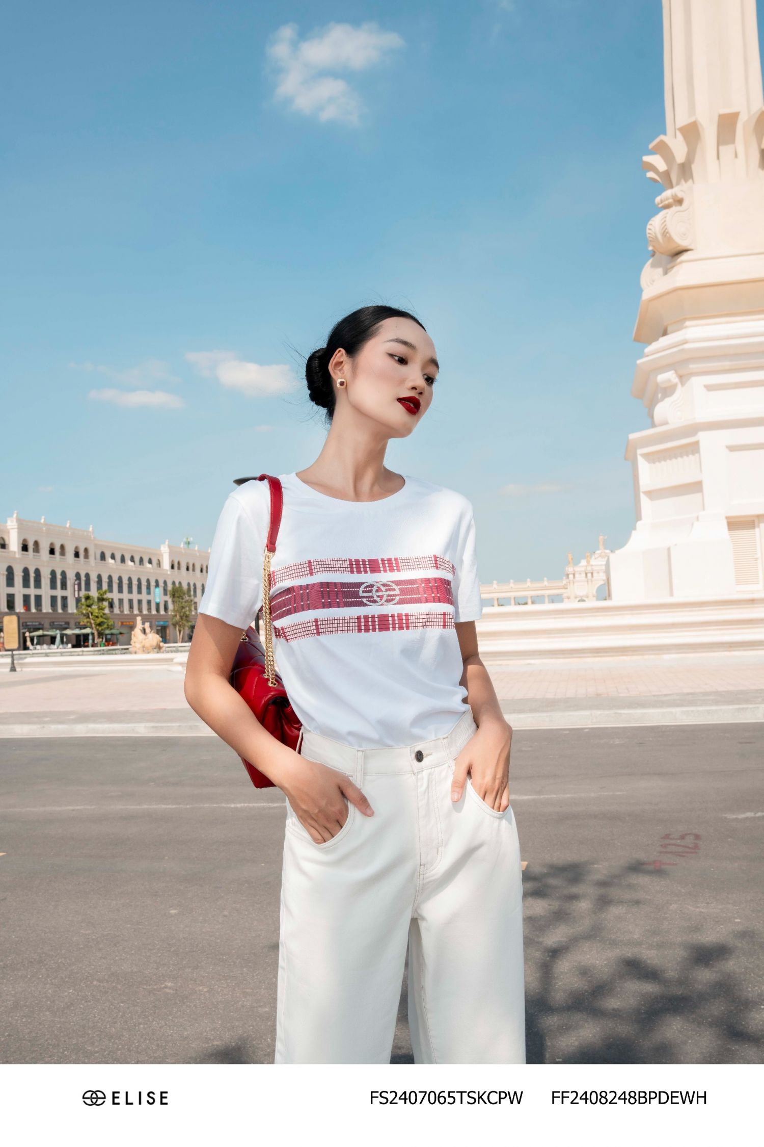 QUẦN JEANS TRẮNG BAGGY