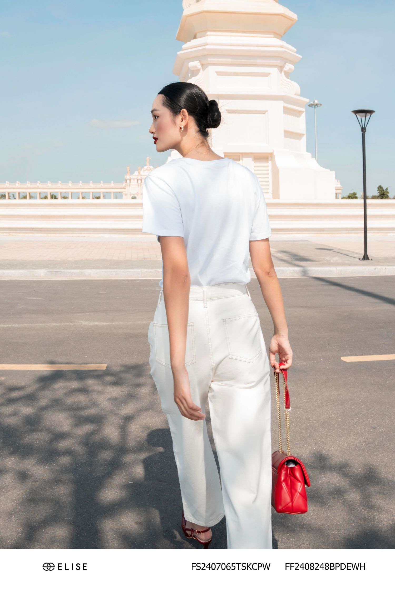 QUẦN JEANS TRẮNG BAGGY