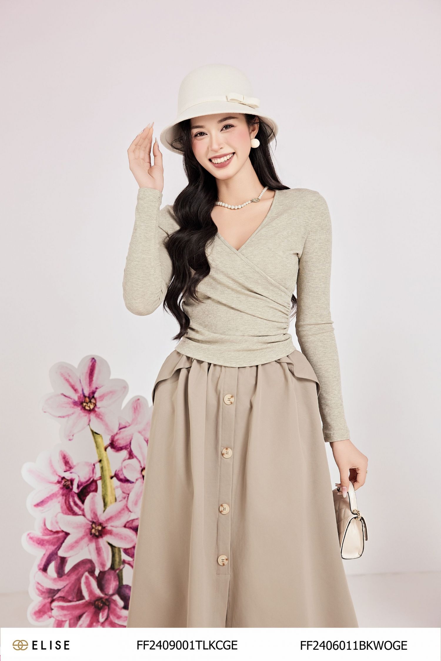 CV KAKI XANH OLIVE NẮP TÚI CHÉO