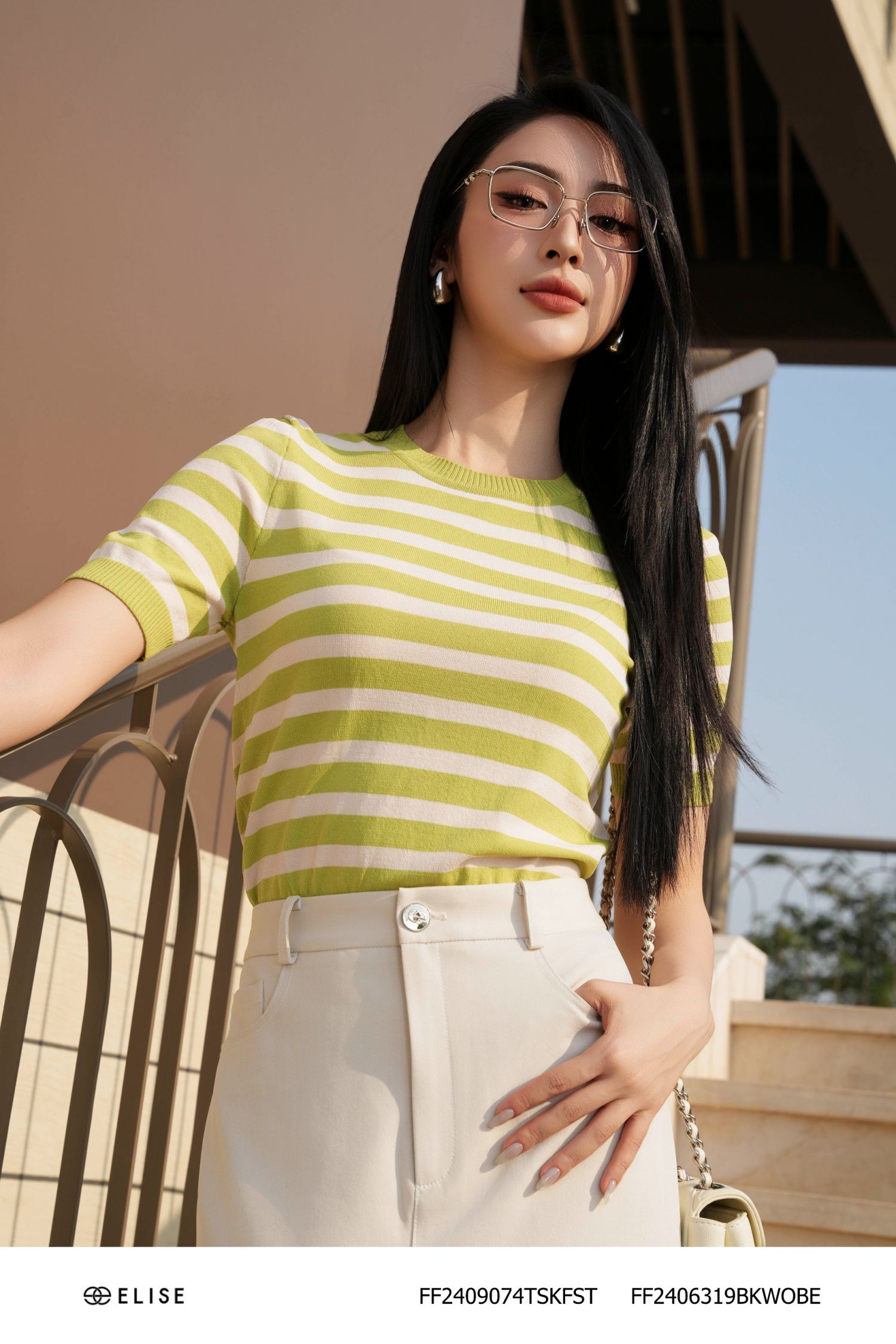 ÁO MONGTOGHI KẺ XANH BE