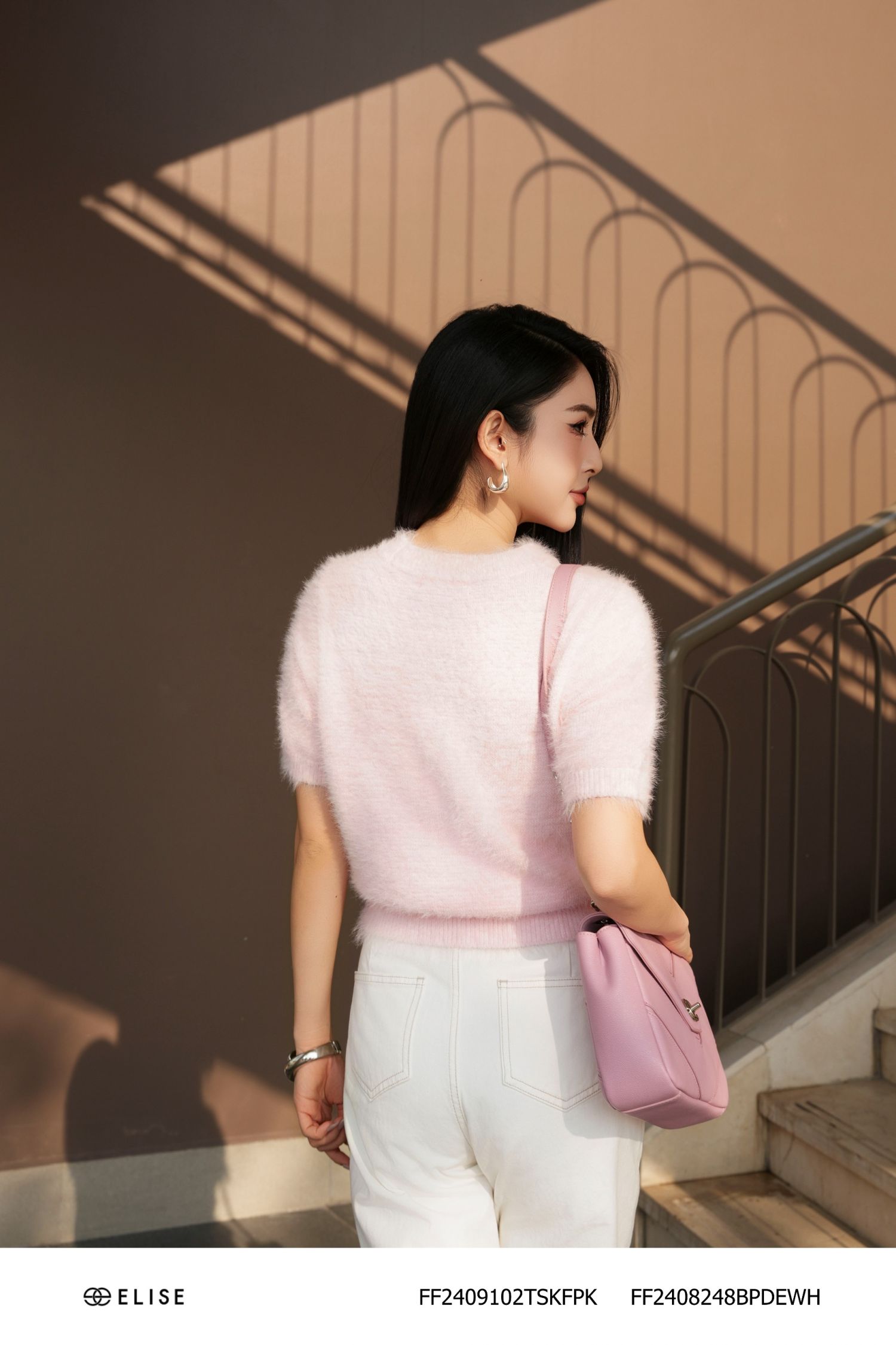 ÁO LEN HỒNG LÔNG THỎ