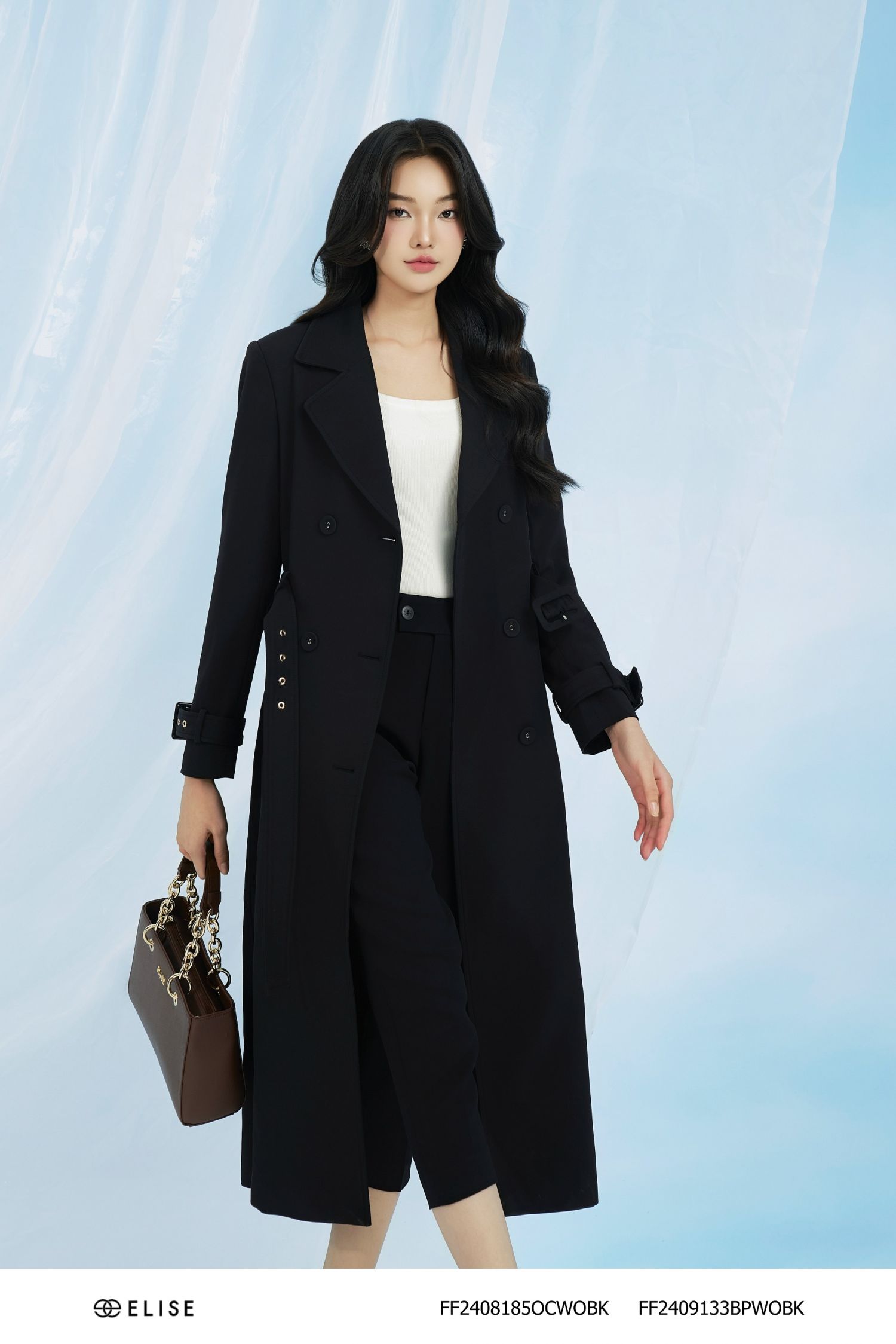 QUẦN BAGGY ĐEN TÚI CHÉO
