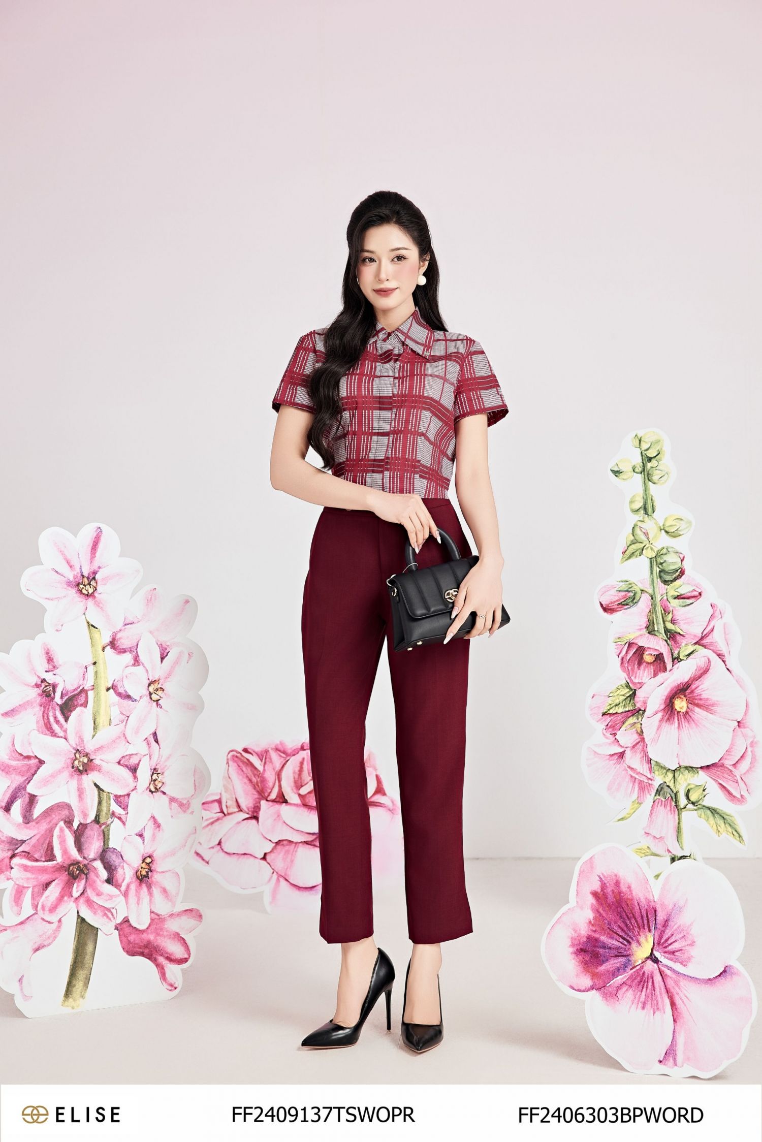 QUẦN BAGGY ĐỎ ĐÔ CẠP TO CÚC LỆCH