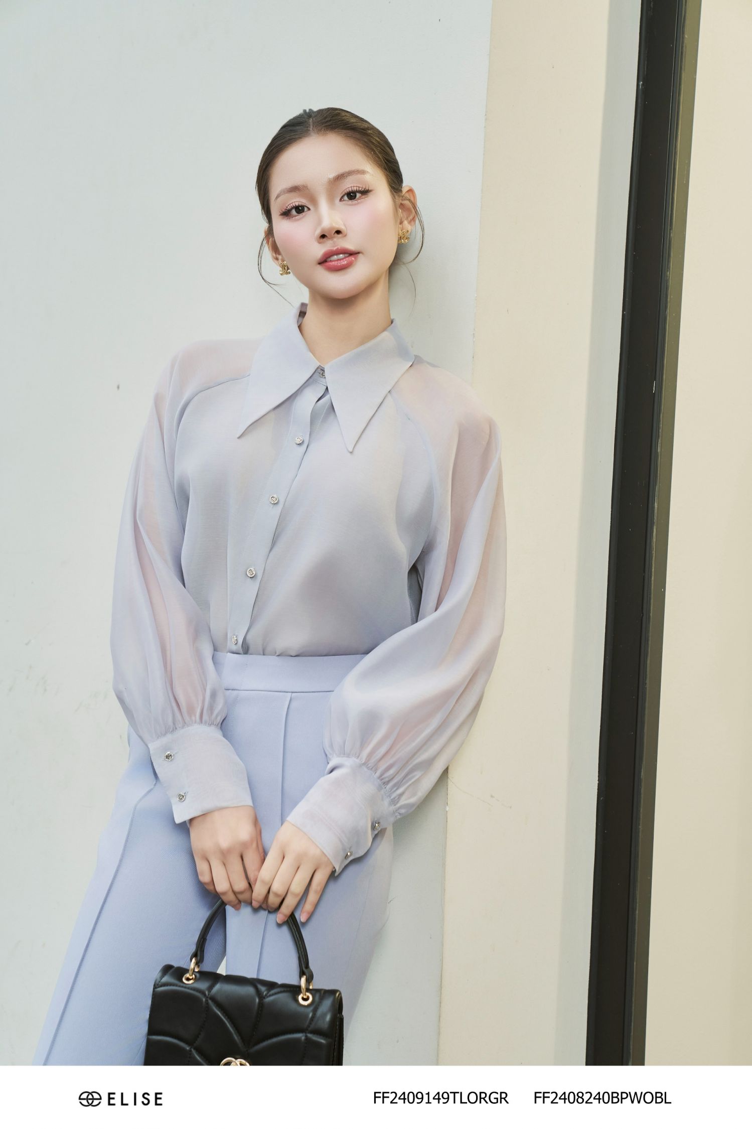 SƠ MI TƠ GHI CỔ NHỌN