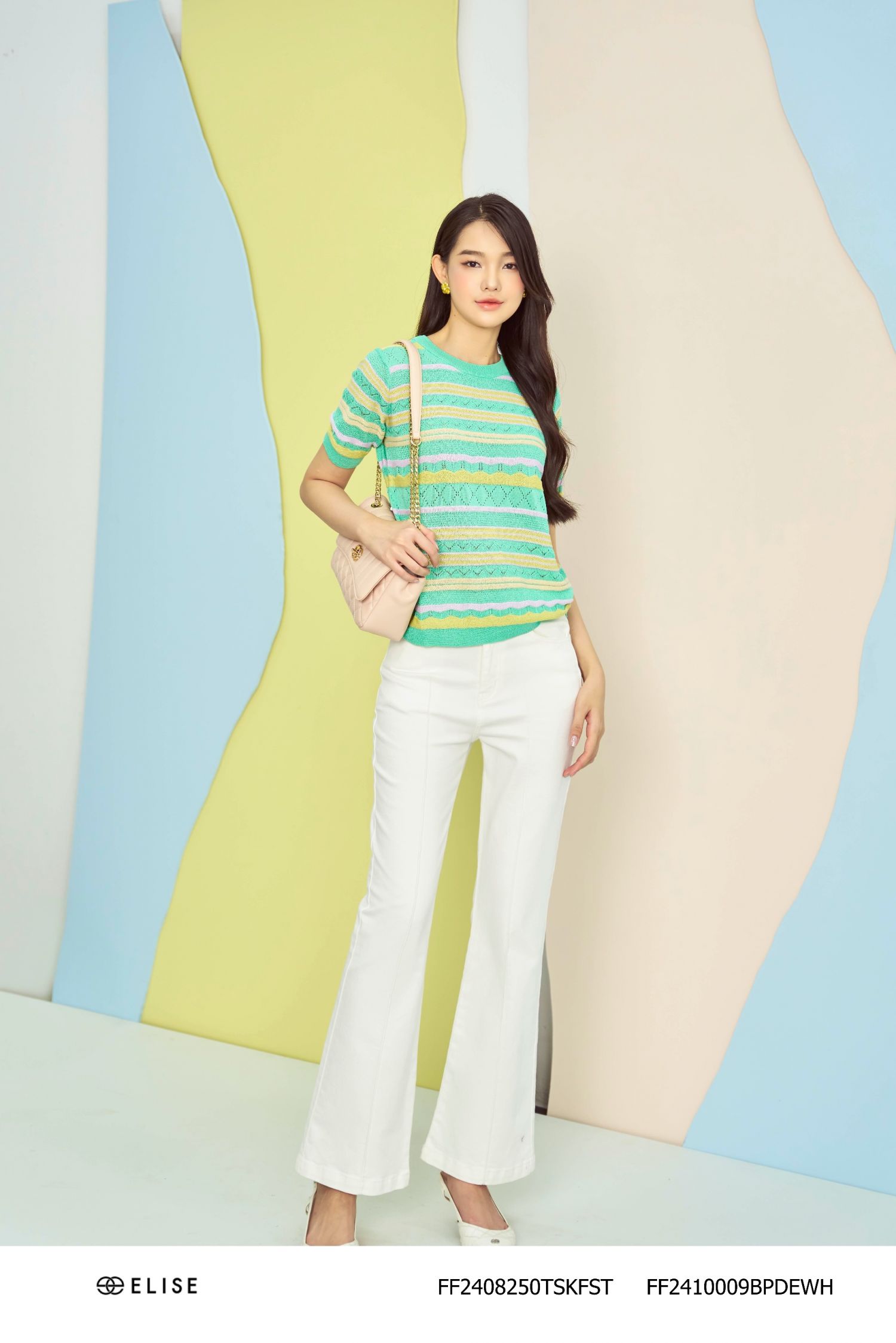 QUẦN JEANS TRẮNG BẤU LY