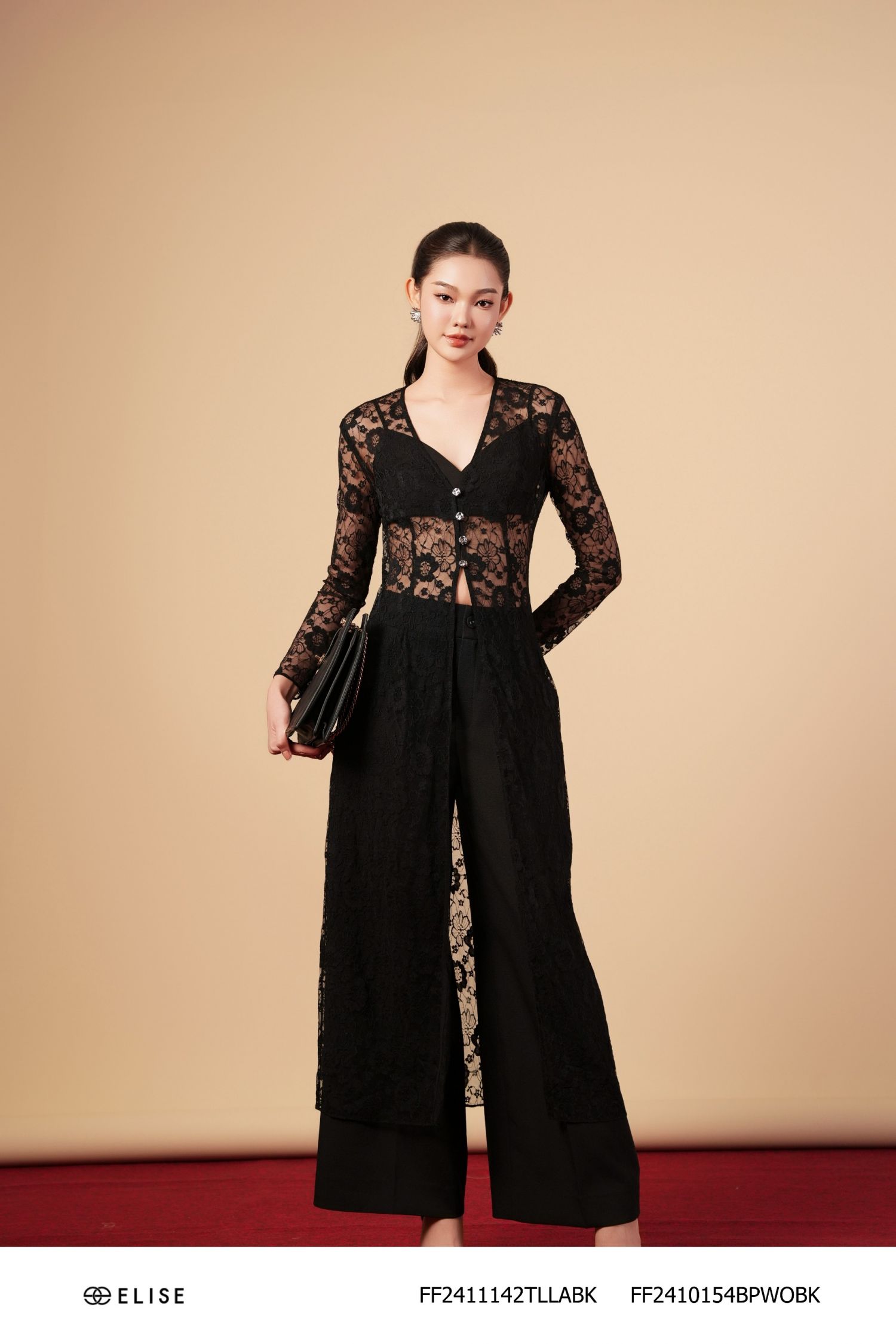 QUẦN SUÔNG ĐEN LY TRƯỚC