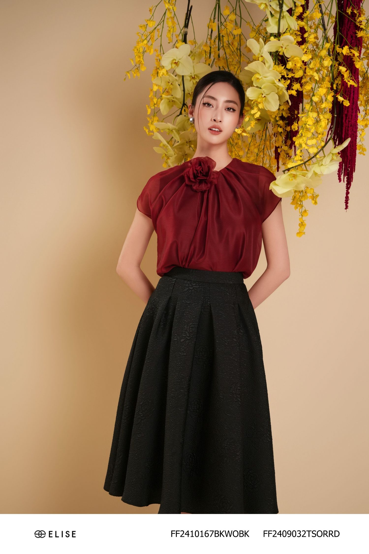 CV XỐP HOA ĐEN NỔI LY SÚP