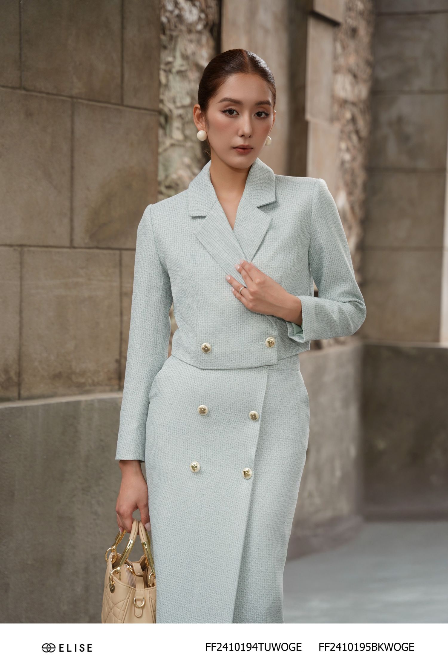 VEST LỬNG SỢI MỎNG XANH BẠC HÀ