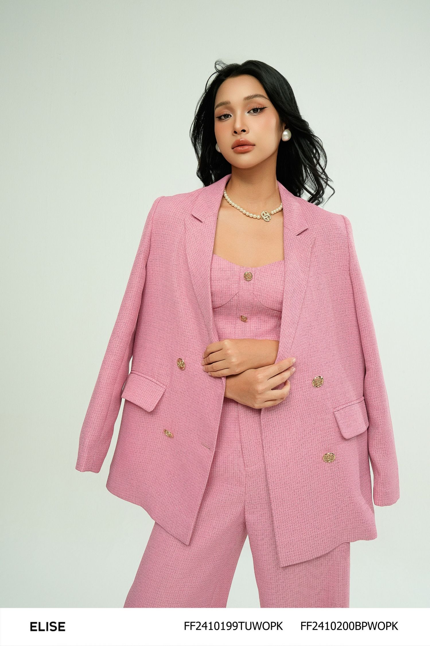 VEST SỢI MỎNG HỒNG ĐÀO