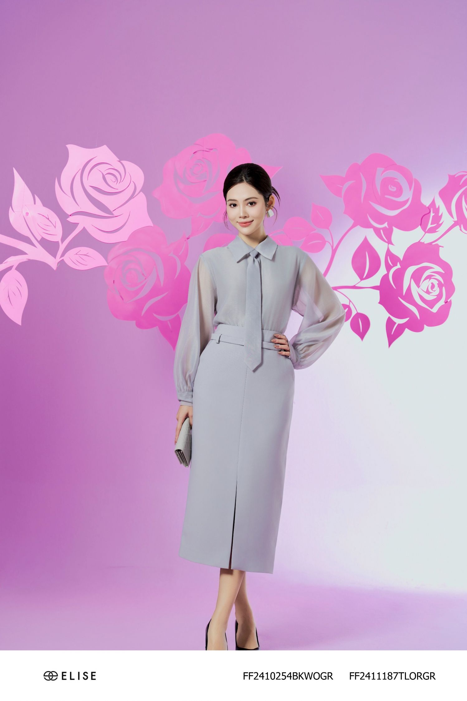 JUPE BÚT CHÌ GHI SÁNG XẺ GIỮA ĐAI CẠP
