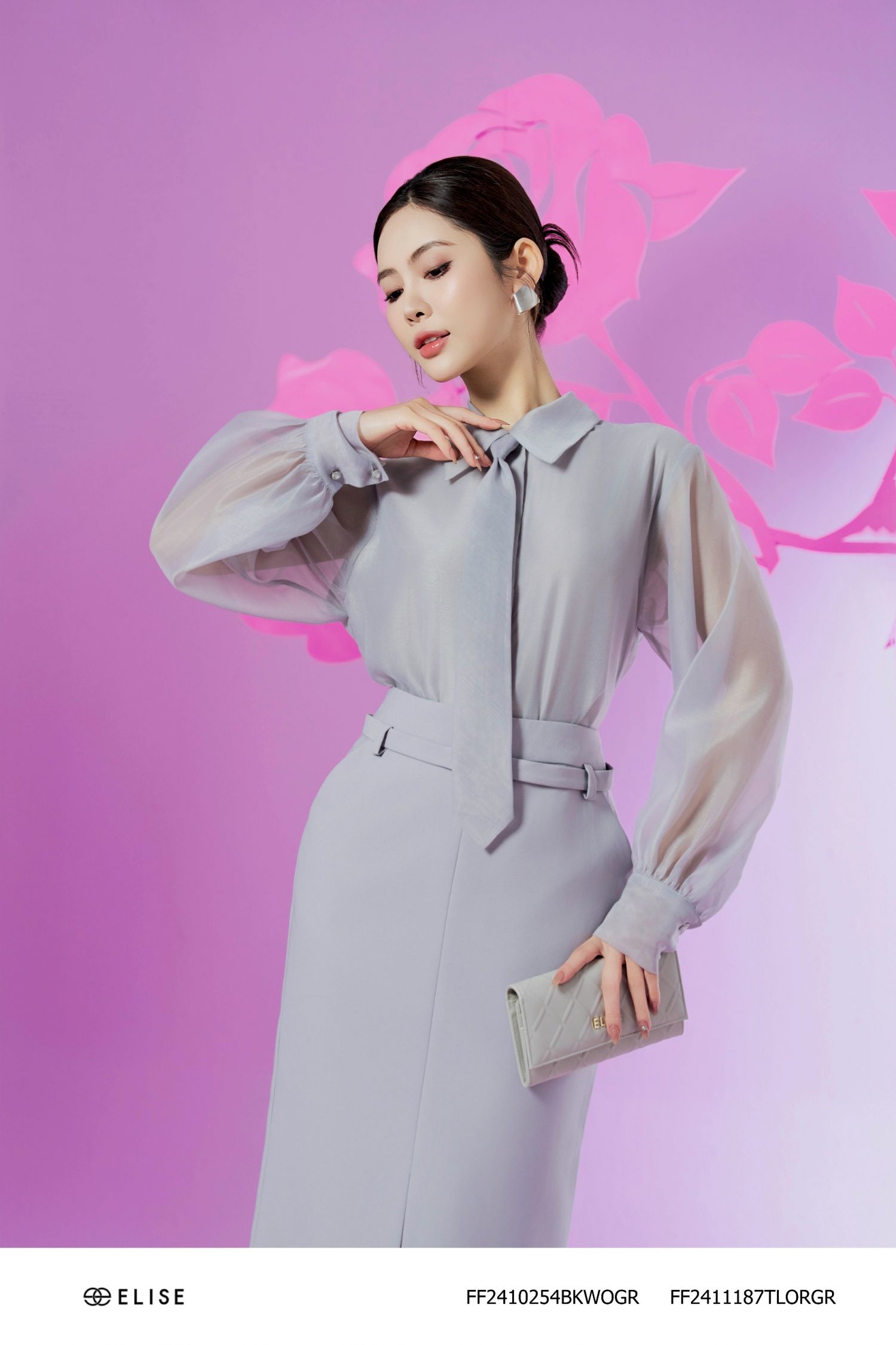 JUPE BÚT CHÌ GHI SÁNG XẺ GIỮA ĐAI CẠP