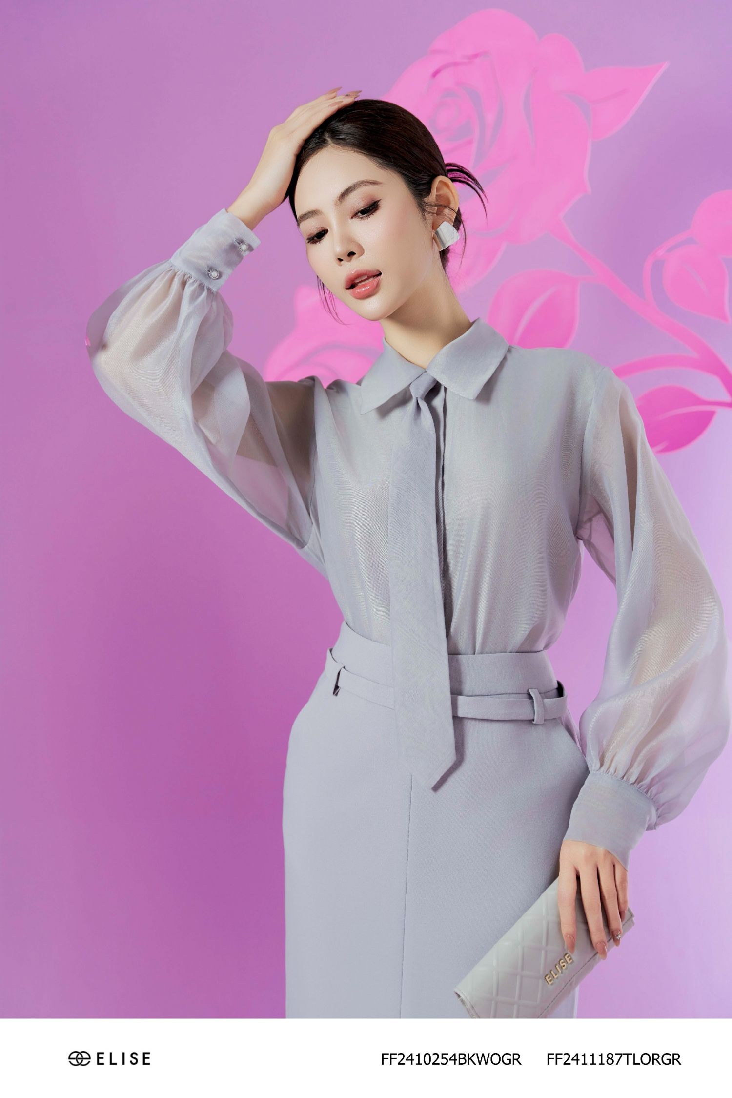 JUPE BÚT CHÌ GHI SÁNG XẺ GIỮA ĐAI CẠP