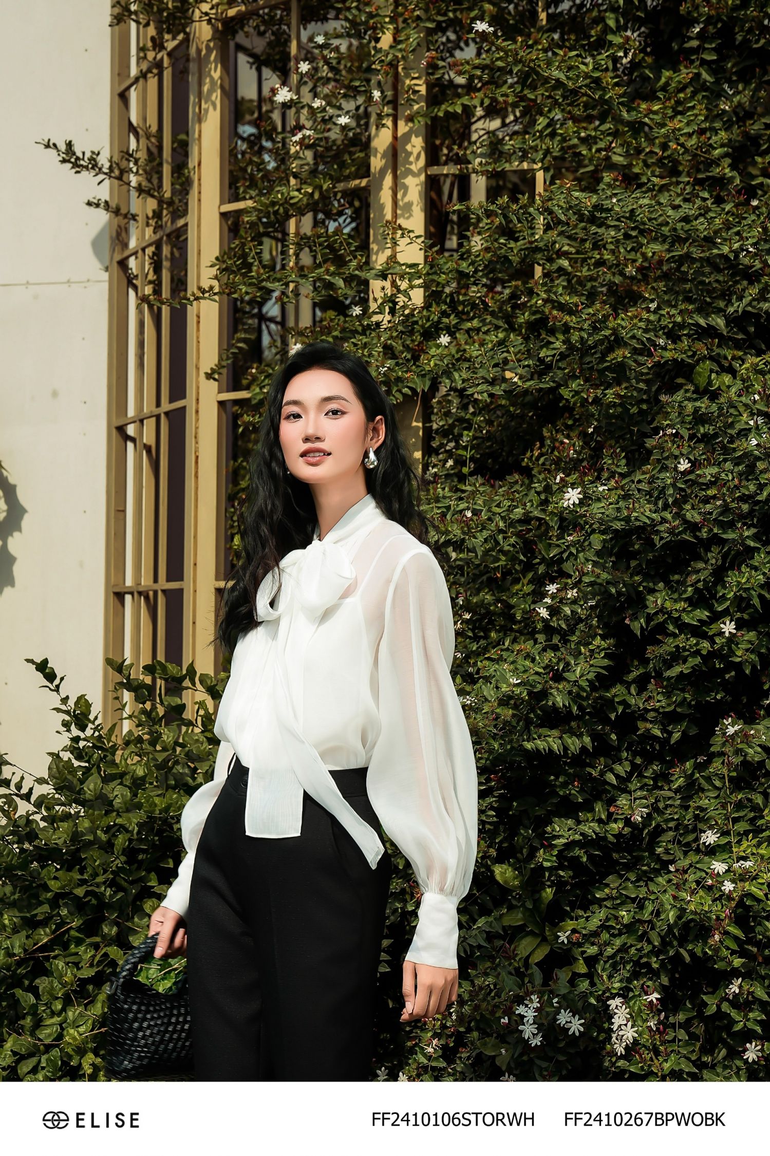 QUẦN LOE ĐEN GẤU TO DIỄU CHỈ