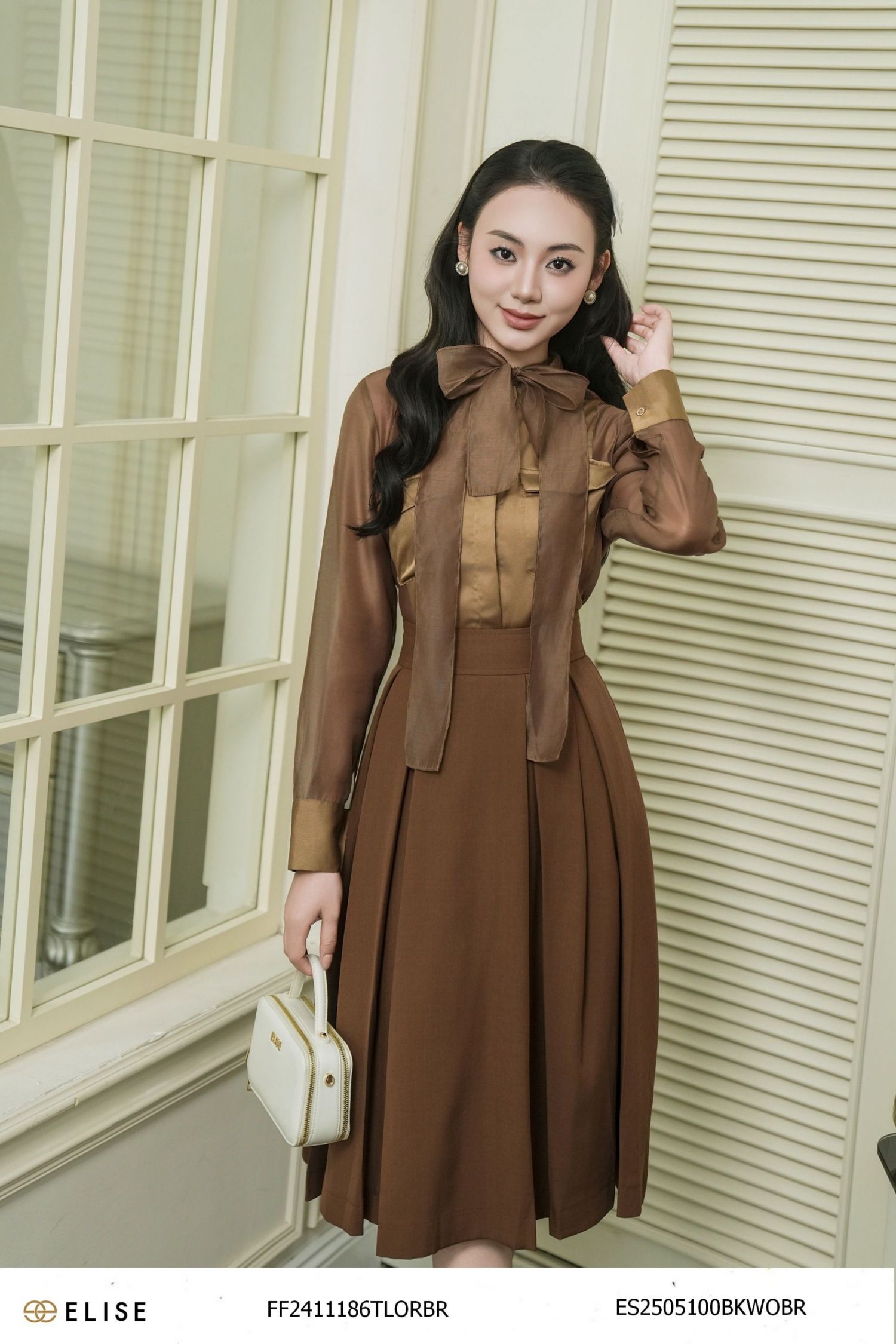 JUPE TUYTSY NÂU XẾP LY XÒE
