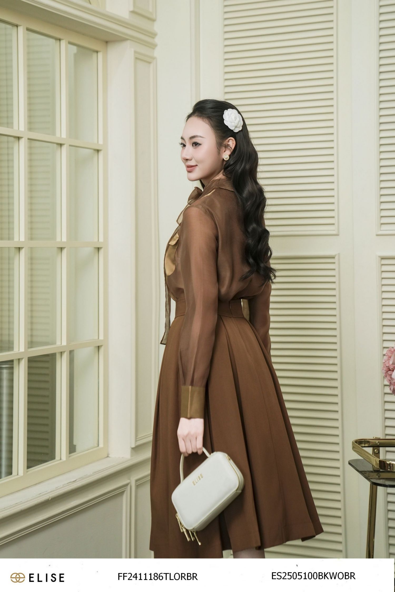 JUPE TUYTSY NÂU XẾP LY XÒE