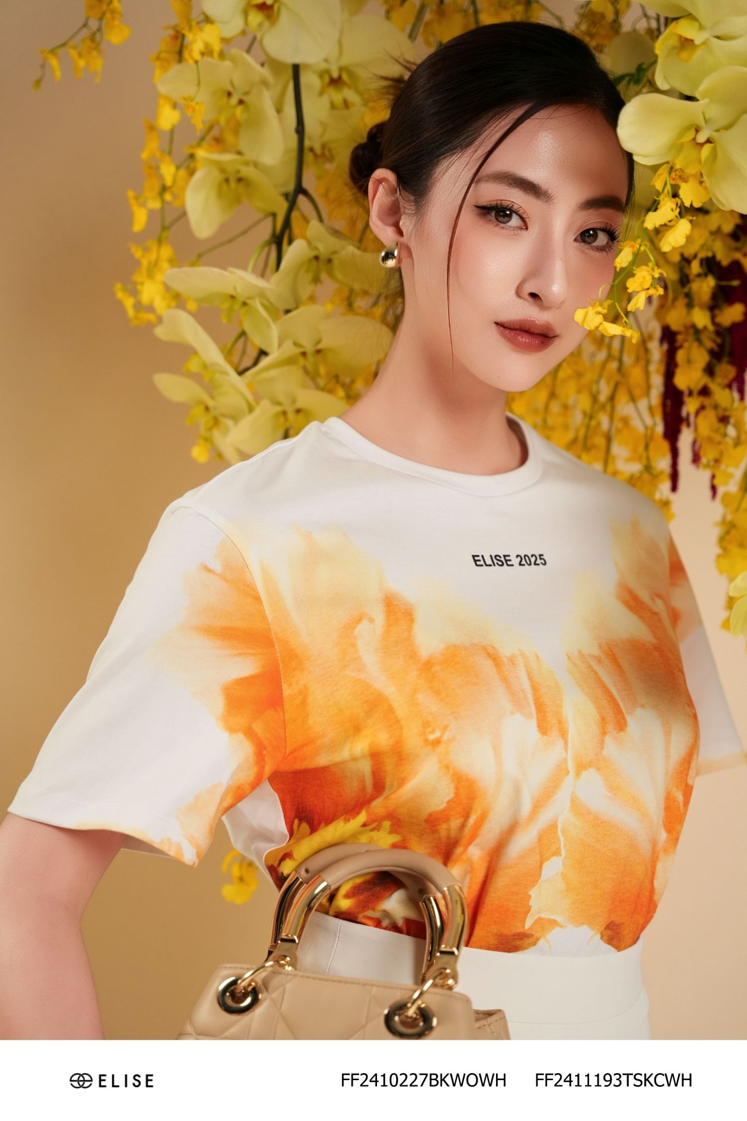 ÁO THUN TRẮNG HOA POPPY