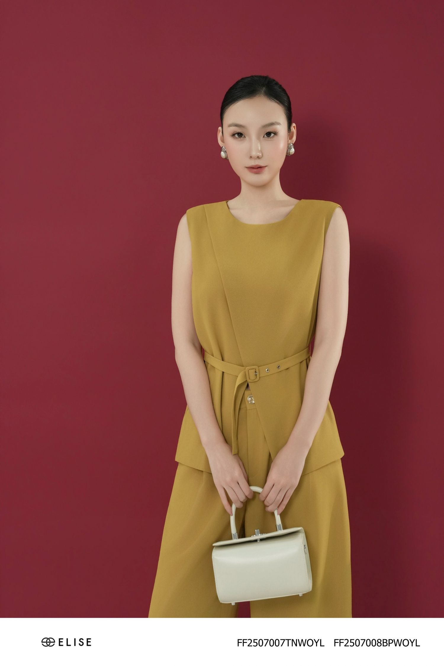ÁO SÁT NÁCH VÀNG MƠ VẠT XẾP CHÉO