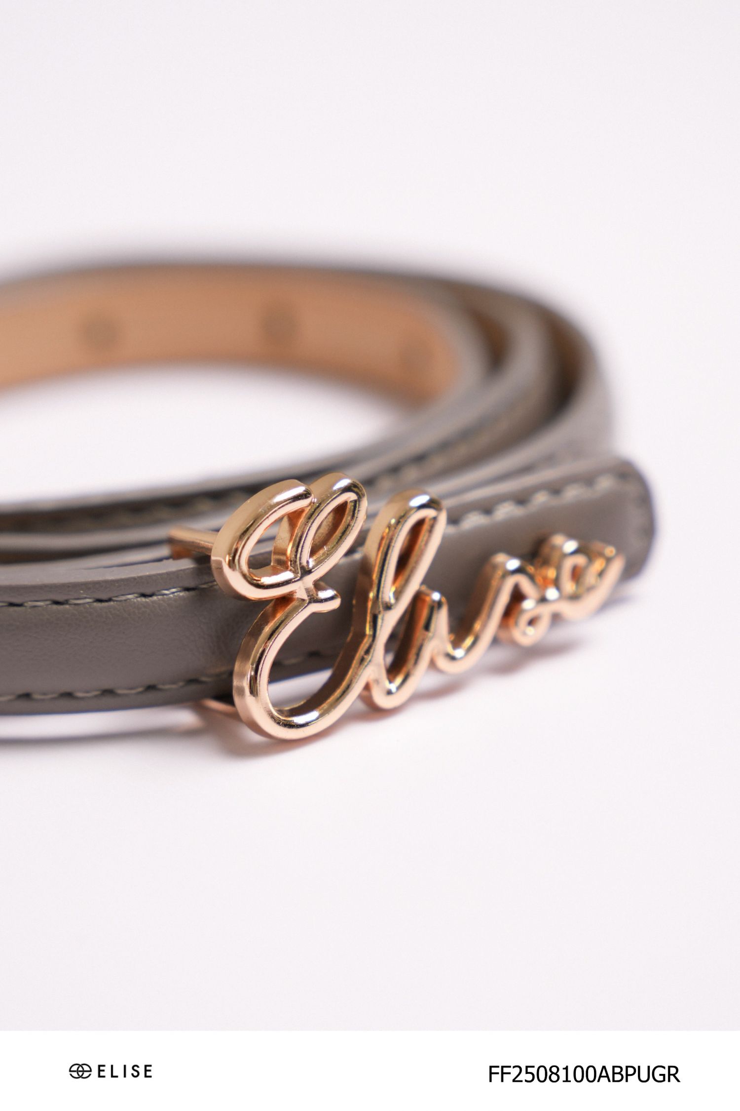 THẮT LƯNG CHỮ ELISE MÀU XÁM