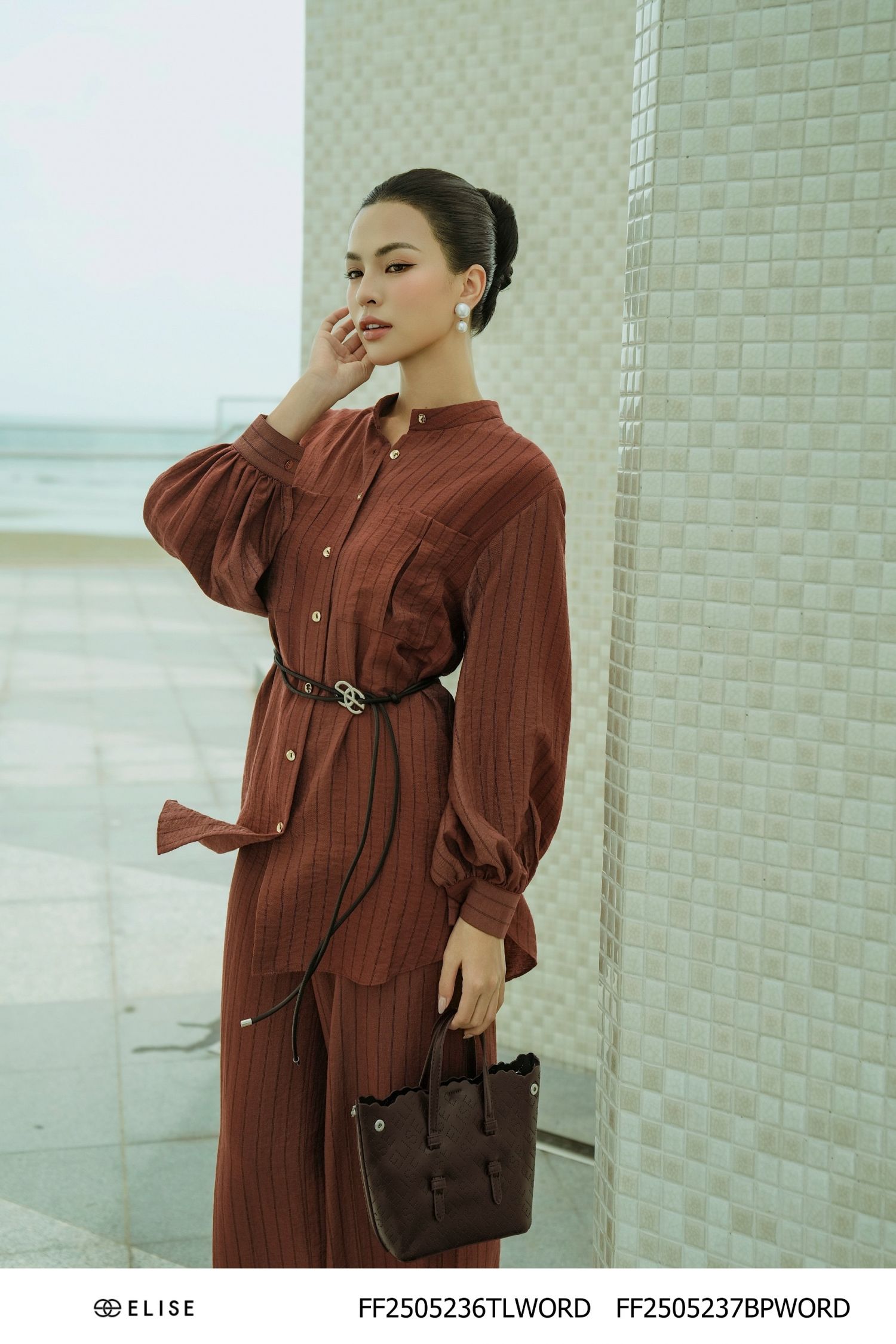 THẮT LƯNG DÂY LOGO MÀU ĐEN
