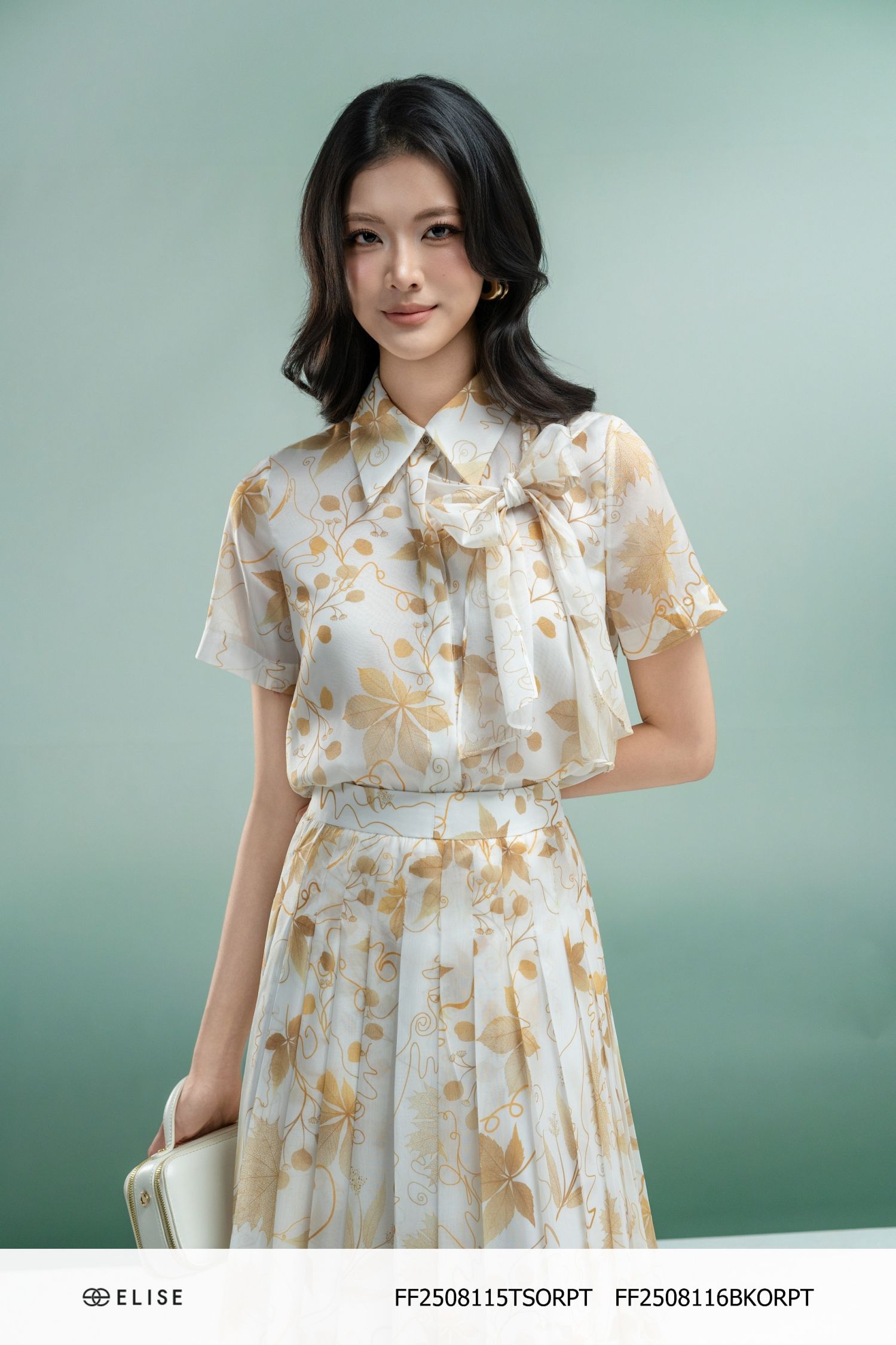 CV TƠ HỌA TIẾT HOA DÂY DẬP LY